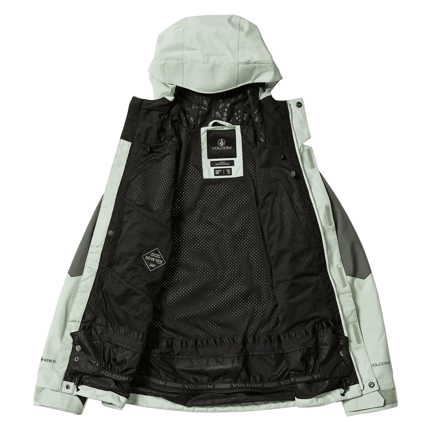 Volcom Women's Aris Insulated Gore-tex Jacket 2024 Sage Frost - Image 3