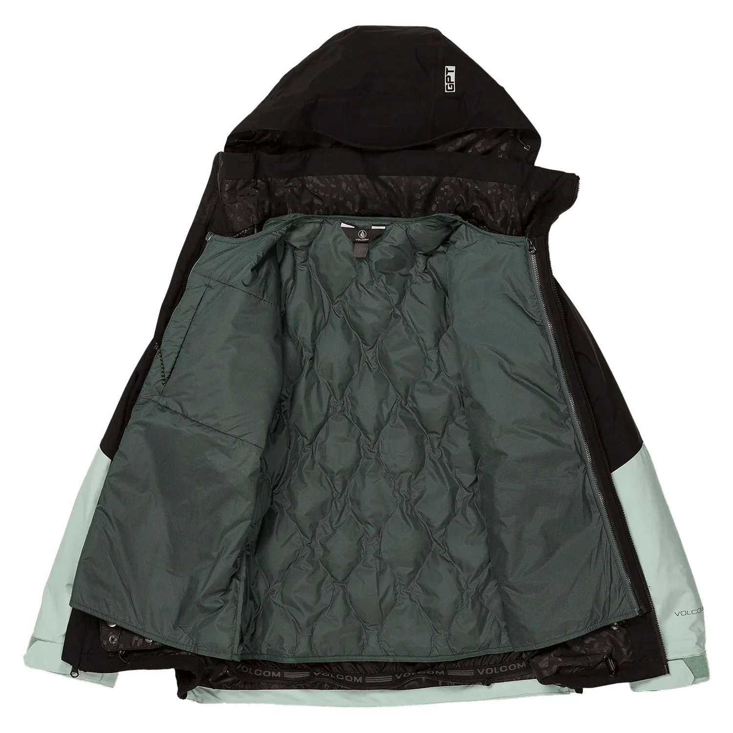 Volcom Women's AW 3-in-1 Gore-tex Jacket 2024 Sage Frost - Image 3