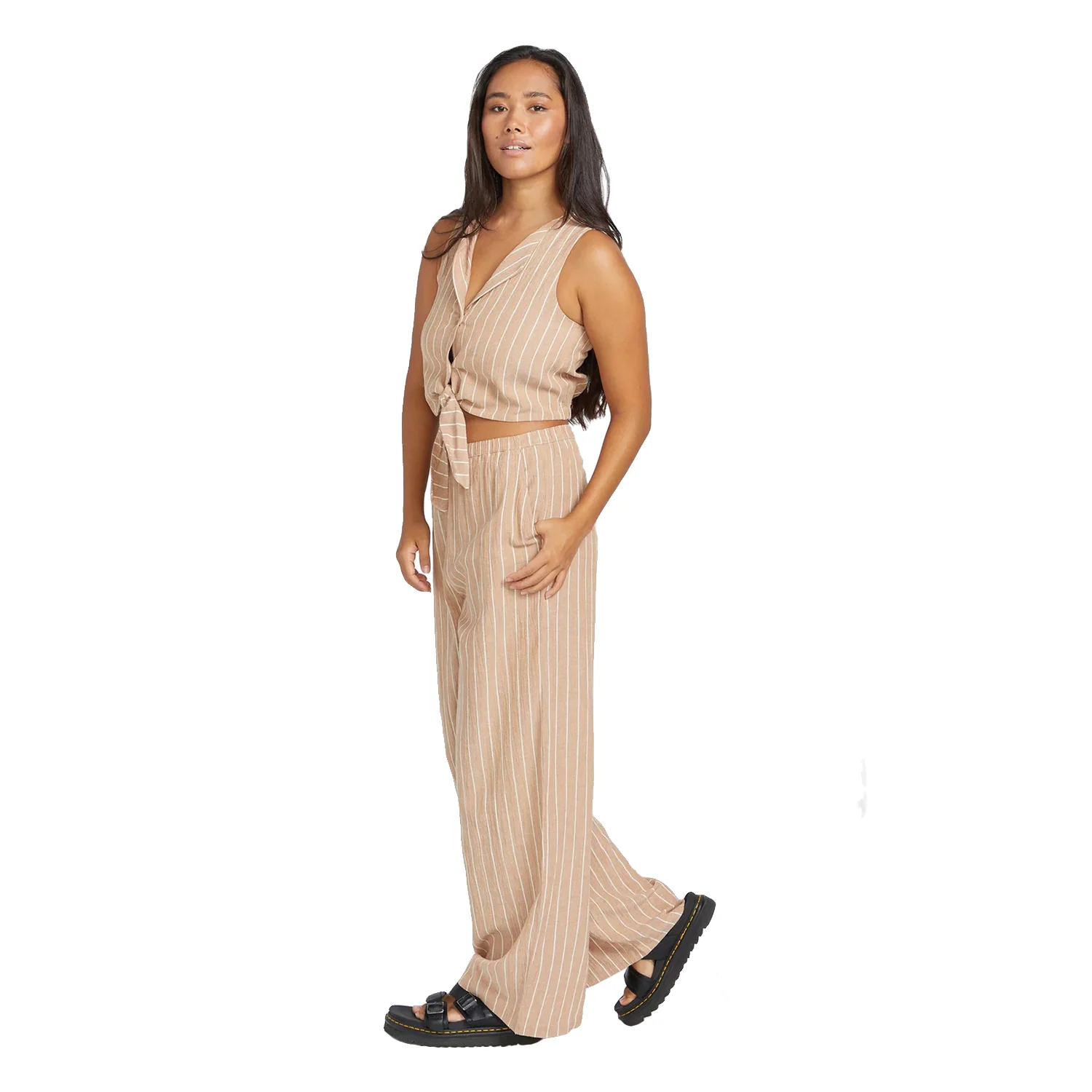 Volcom Women's Coco Ho Beach Pant Mocha - Image 2