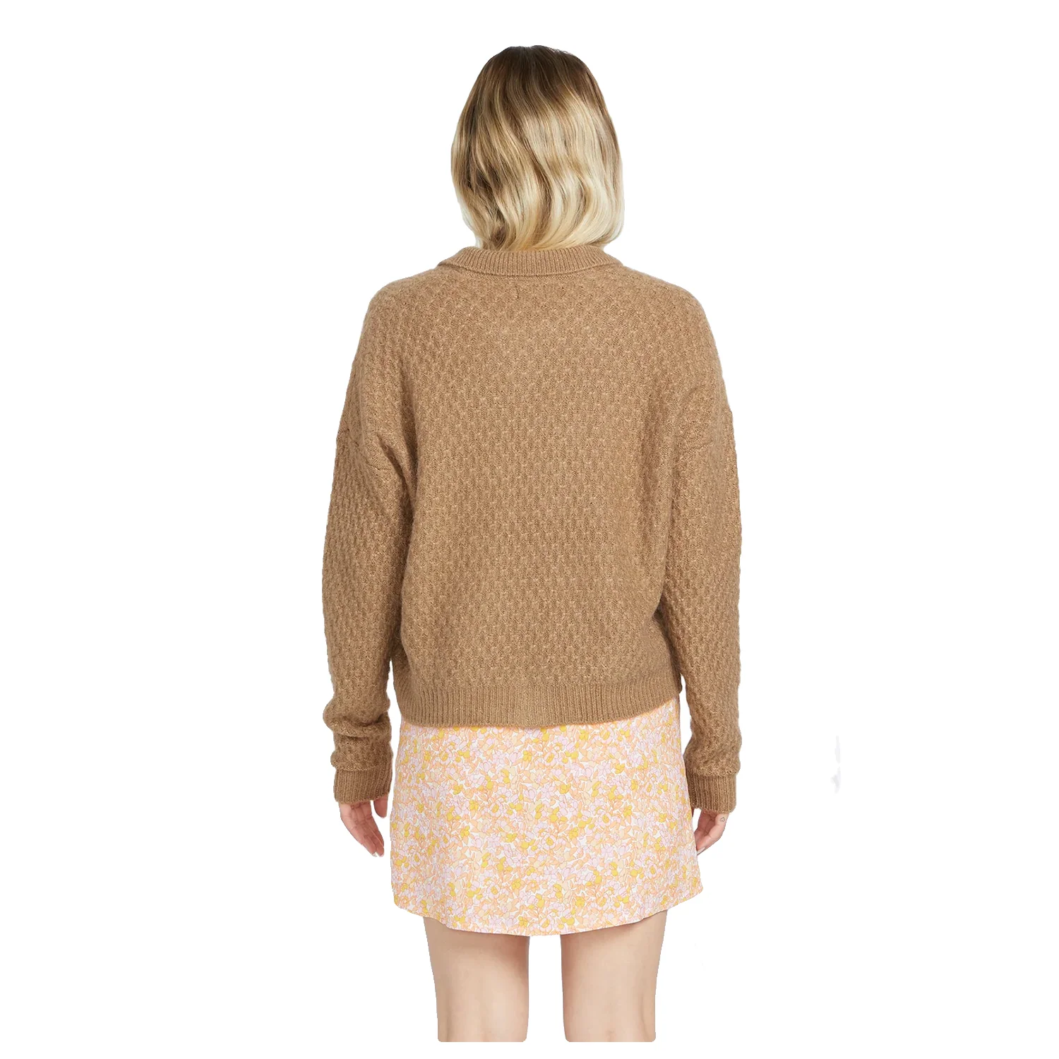 Volcom Women's Coco Ho Cardigan Mocha - Image 3