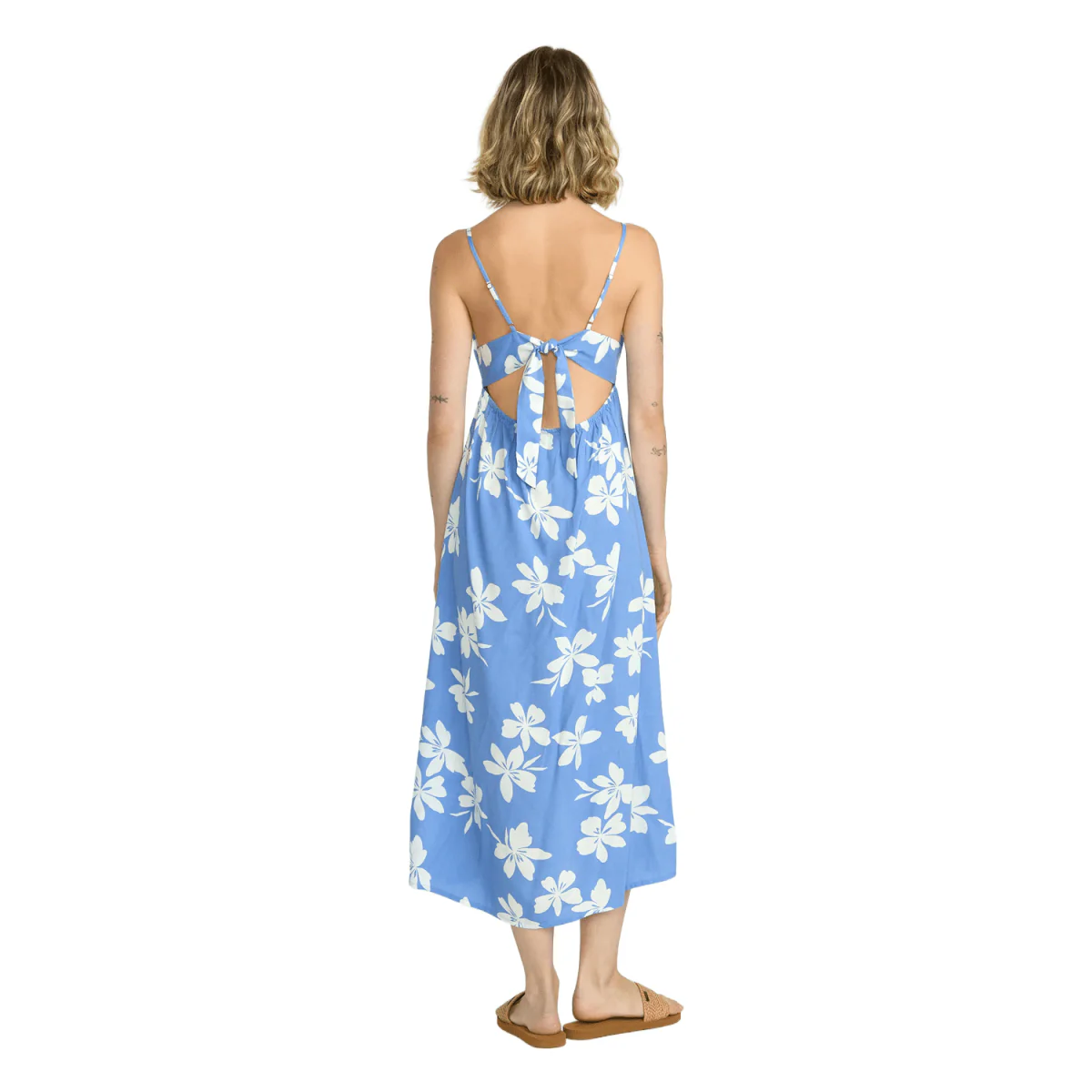 Volcom Women's Coco Ho Midi Dress Deep Water - Image 2