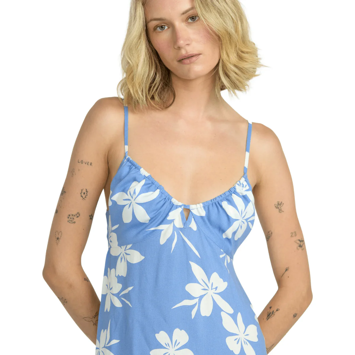 Volcom Women's Coco Ho Midi Dress Deep Water - Image 3