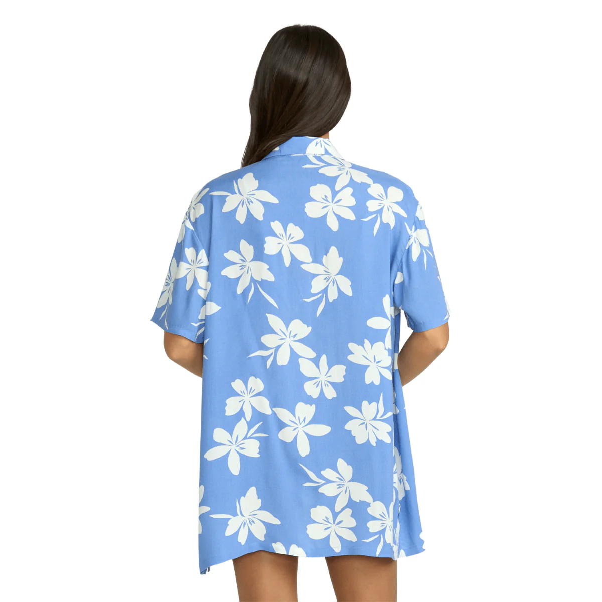 Volcom Women's Coco Ho S/S Cover Up Top Deep Water - Image 2