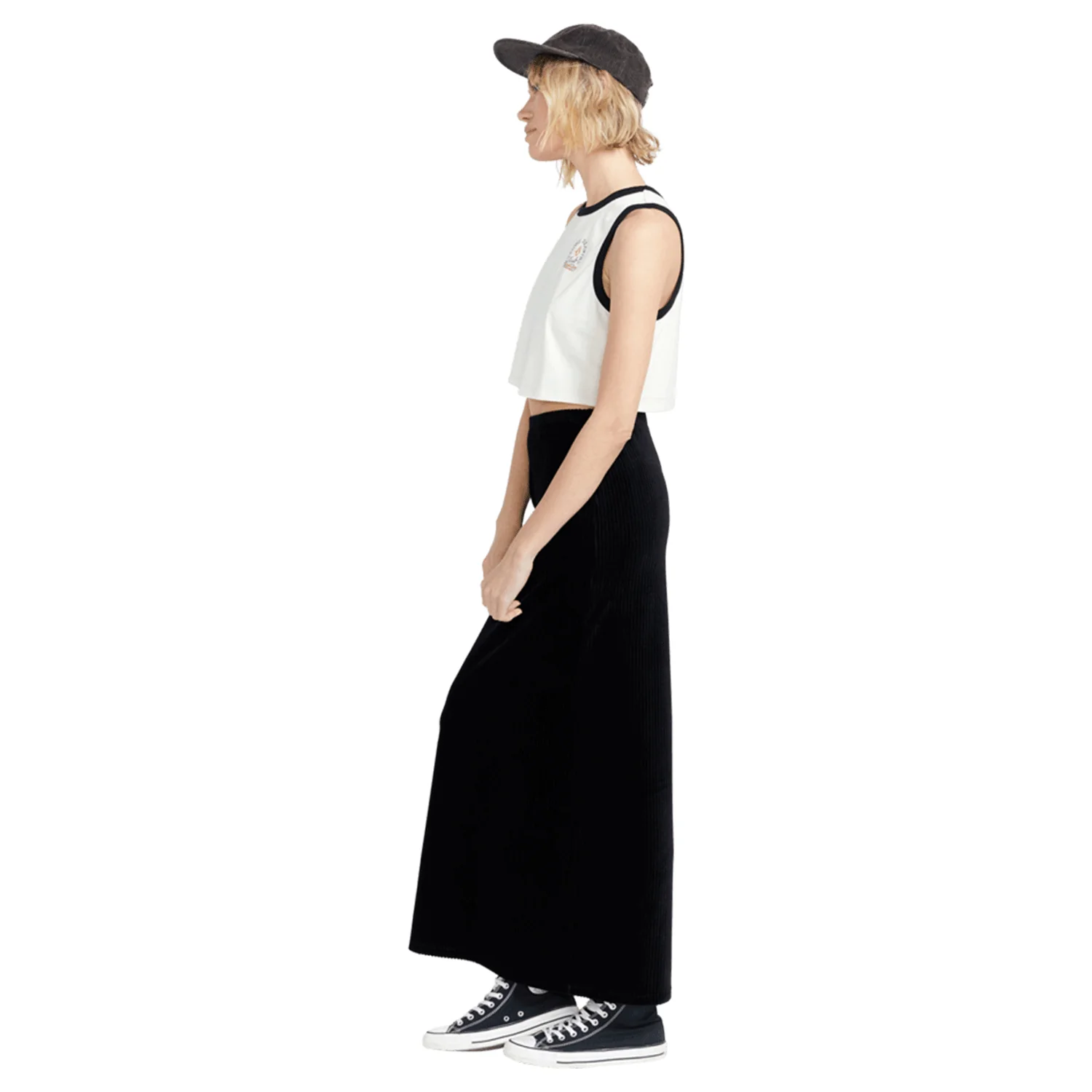 Volcom Women's Cording To U Skirt Black - Image 3