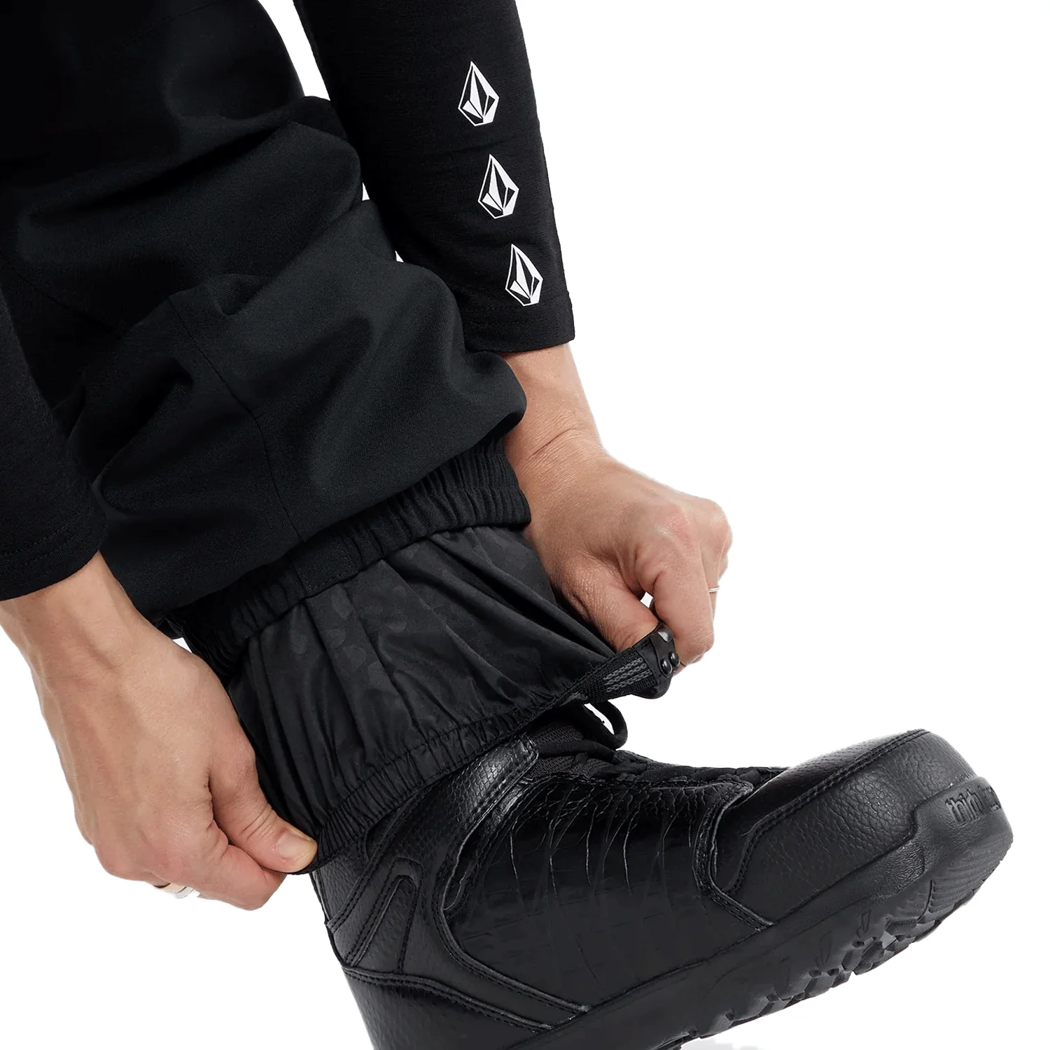 Volcom Women's Creston 3D Stretch Overall Bib Pant 2024 Black - Image 4