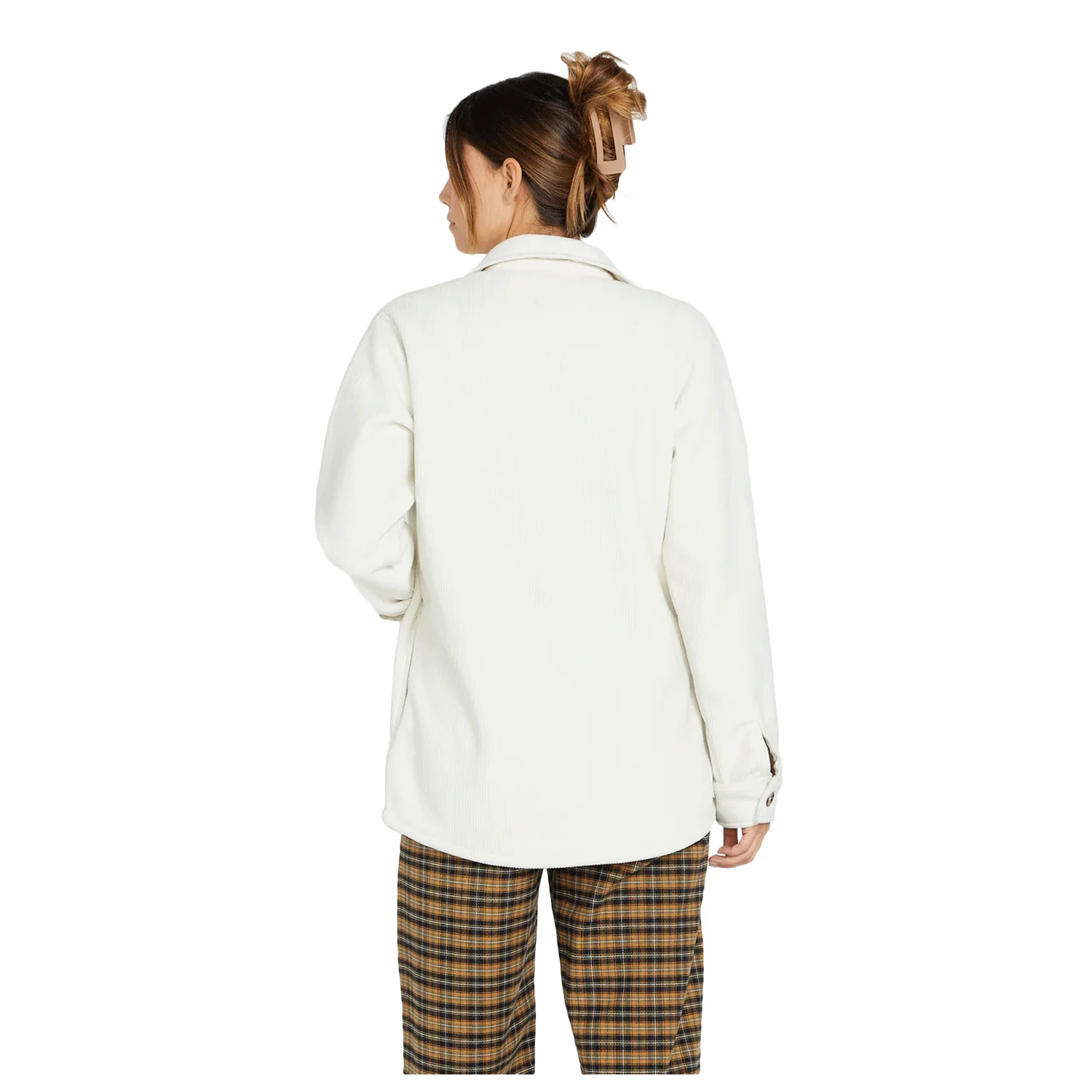 Volcom Women's Dede Shacket Jacket Cloud - Image 2