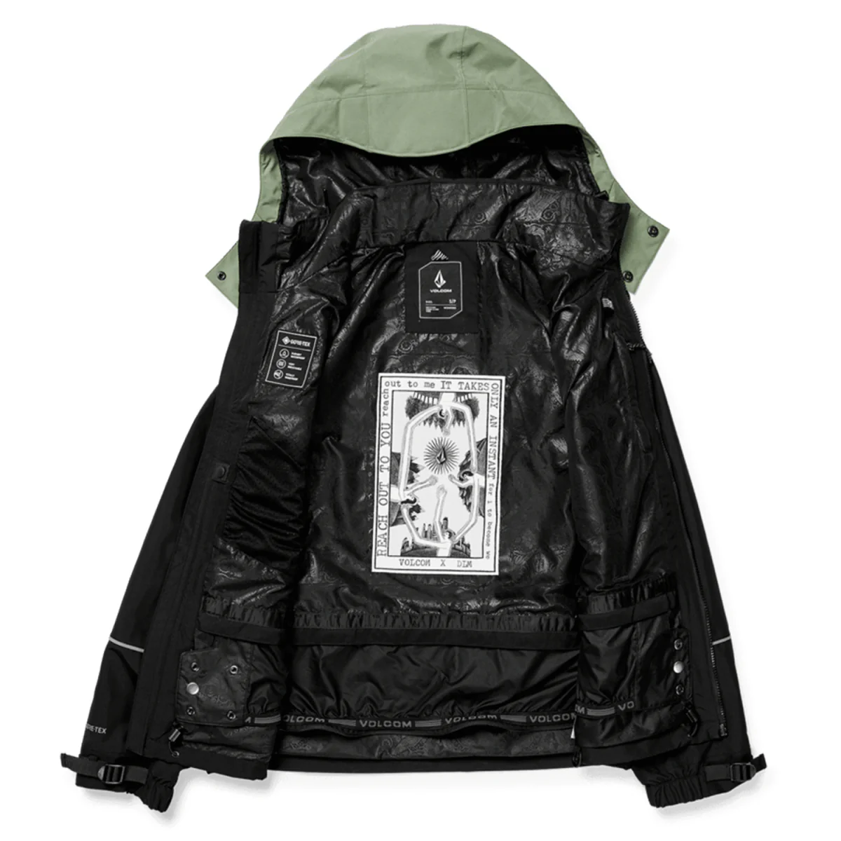 Volcom Women's DLM Gore-tex Jacket 2025 Black - Image 3