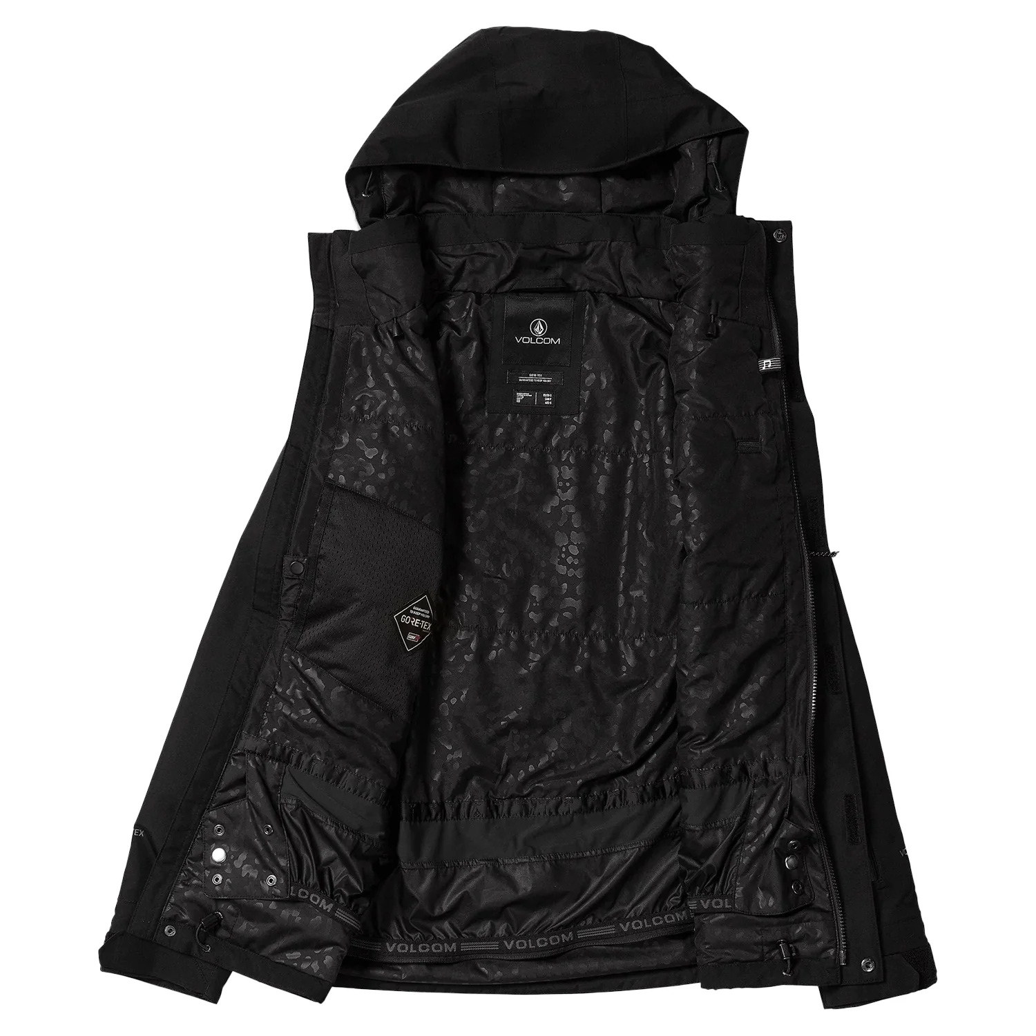 Volcom Women's Ell Insulated Gore-tex Jacket 2024 Black - Image 3
