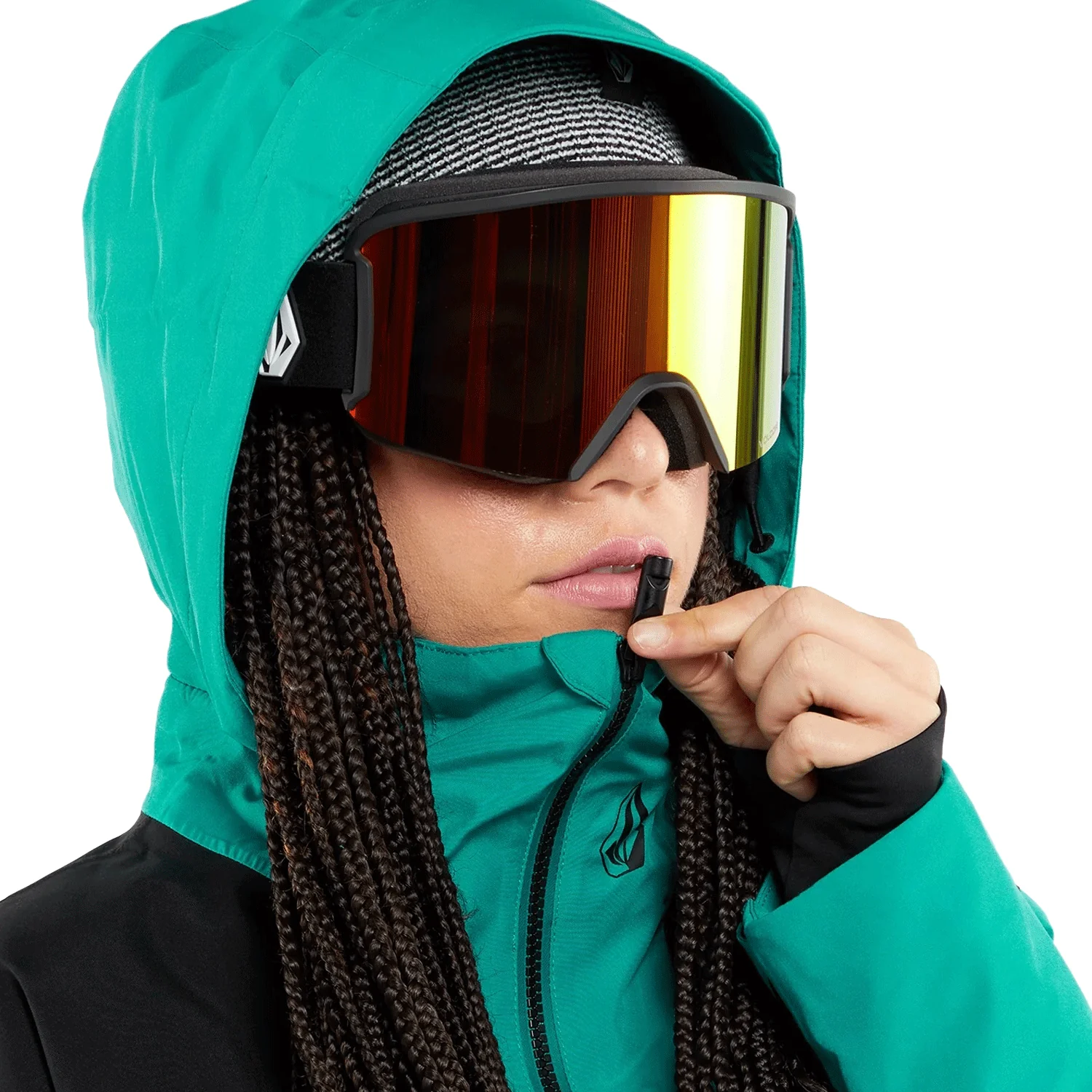 Volcom Women's Fern Insulated Gore-tex Pullover Jacket 2024 Vibrant Green - Image 4