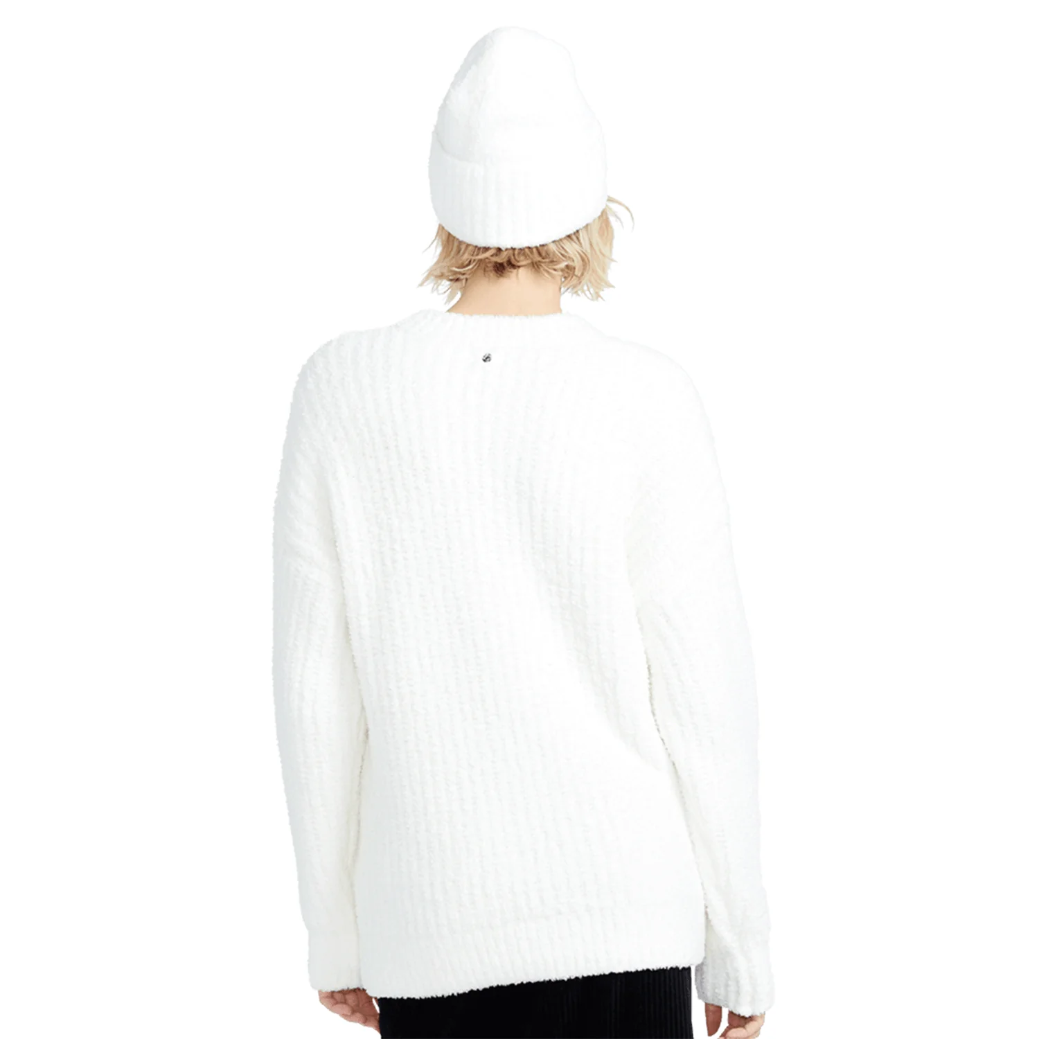 Volcom Women's Lil Softie Sweater Star White - Image 2