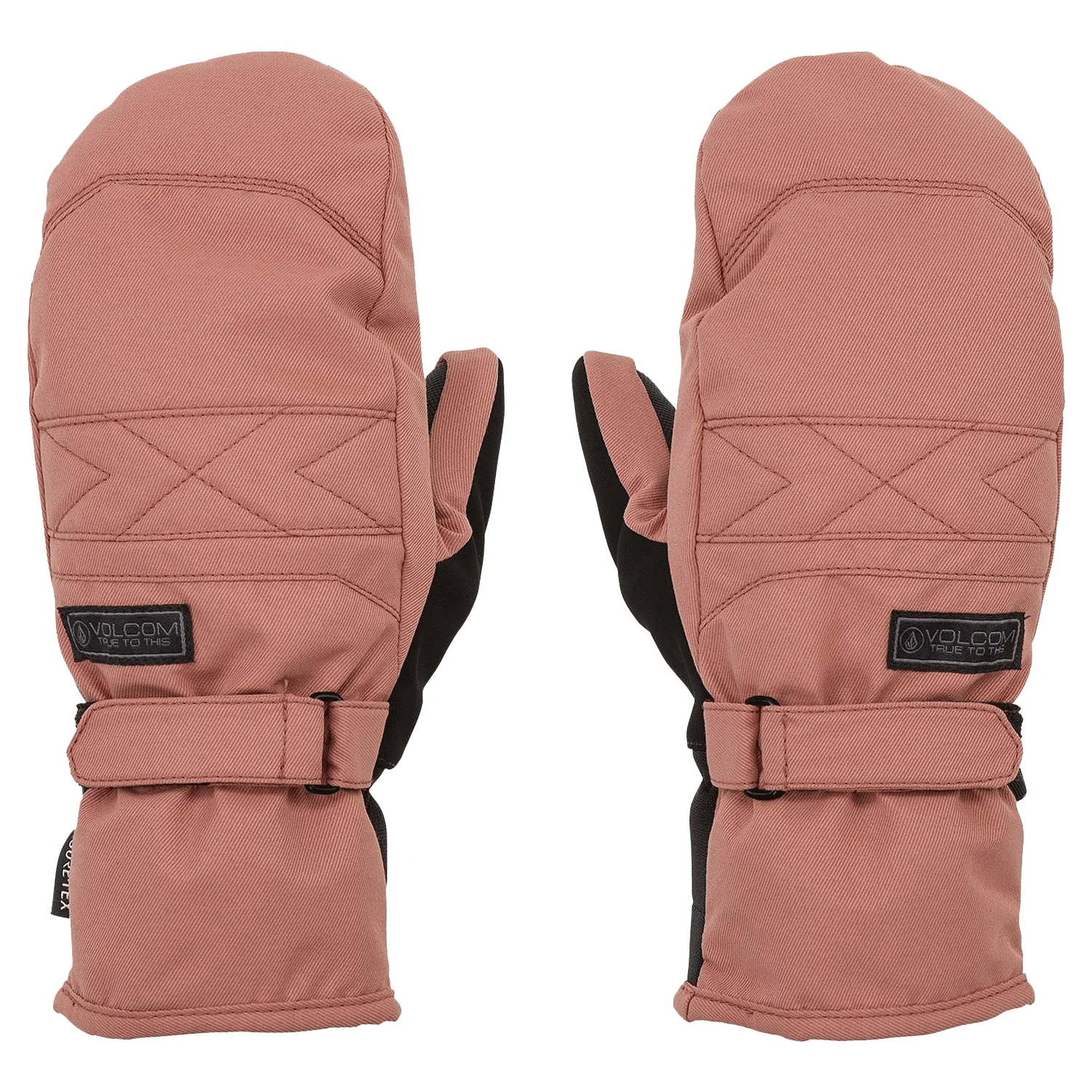Volcom Women's Peep Gore-tex Mitt Earth Pink