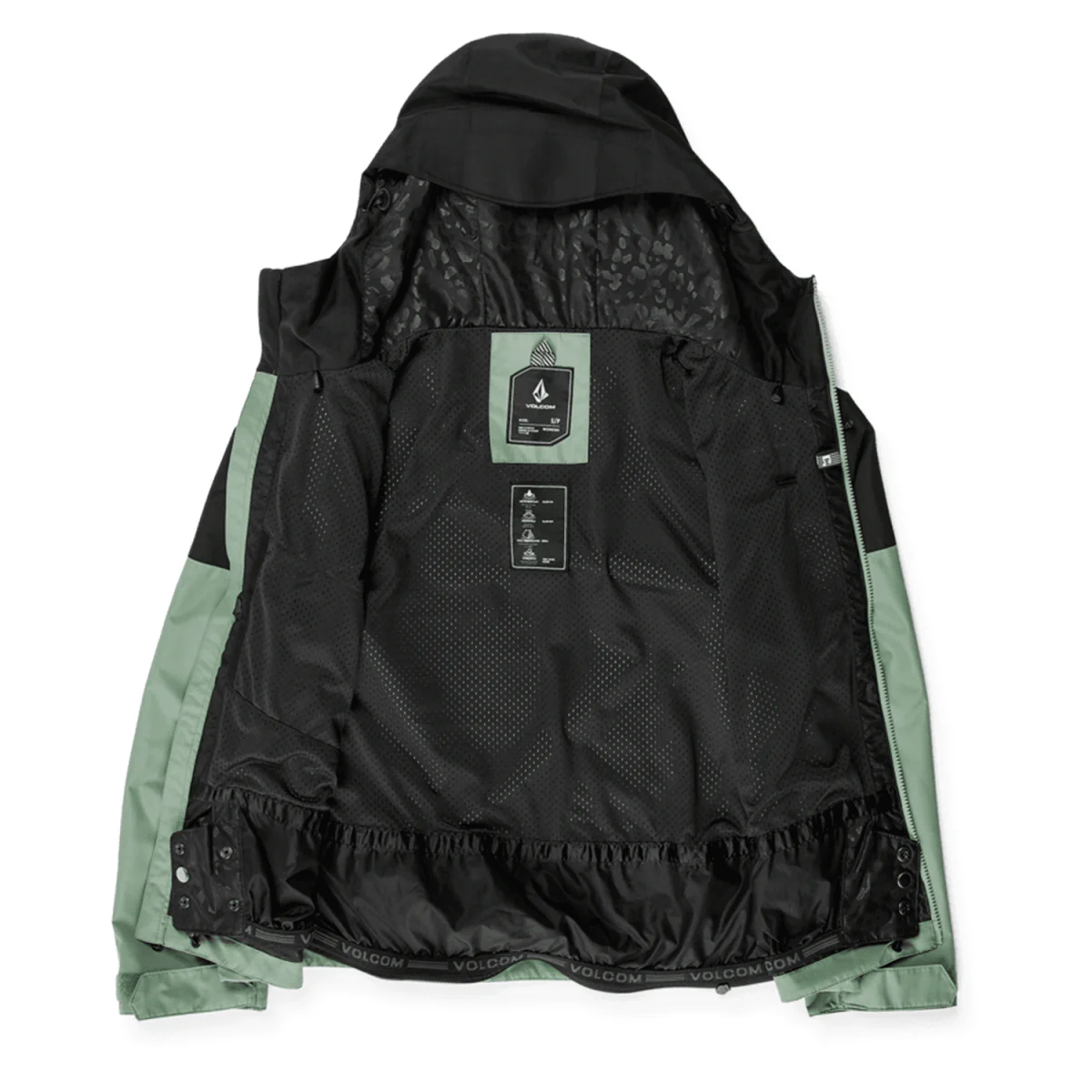 Volcom Women's Revna 20K Shell Jacket 2025 Lichen Green - Image 3