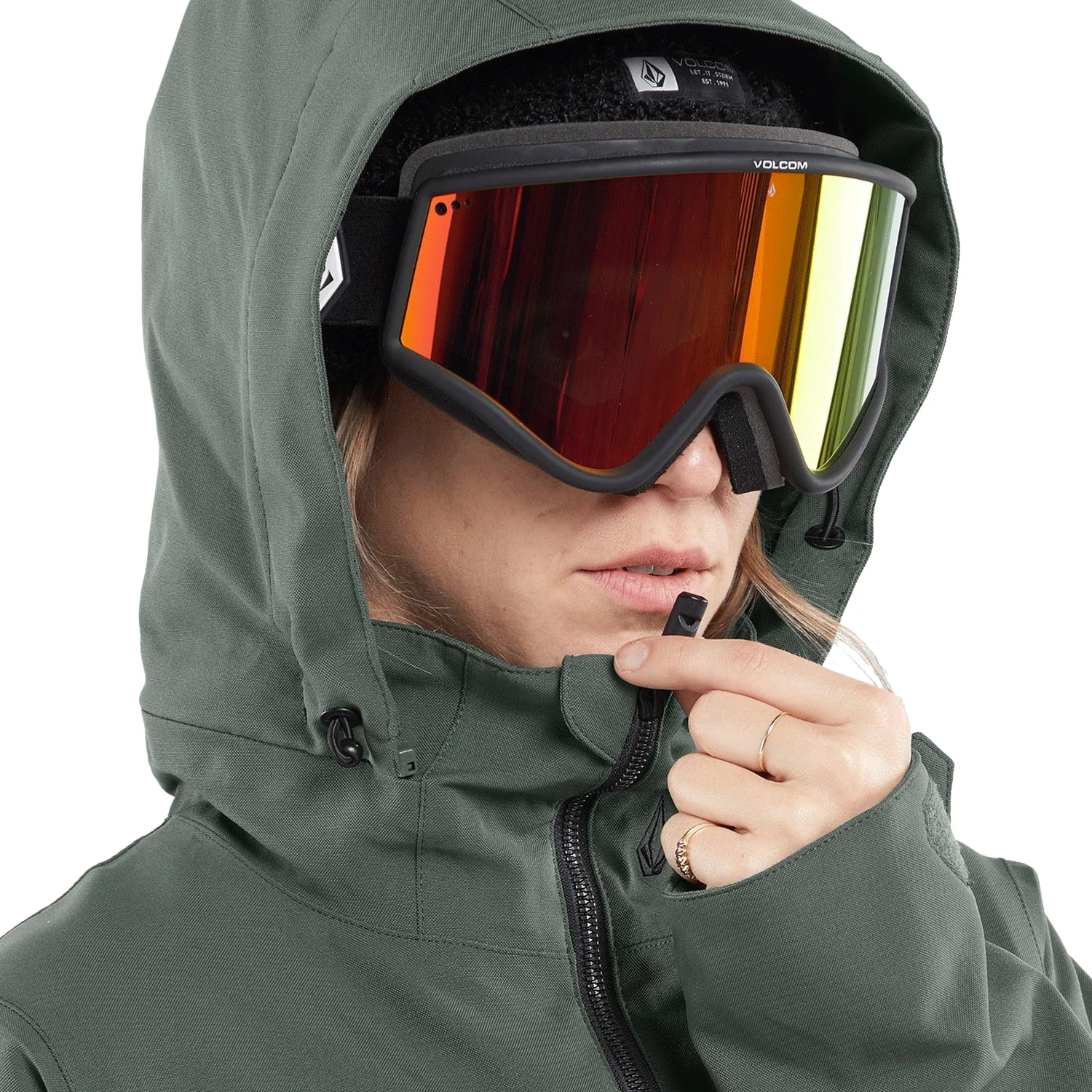 Volcom Women's Shiloh Snow One Piece Suit 2024 Eucalyptus - Image 3