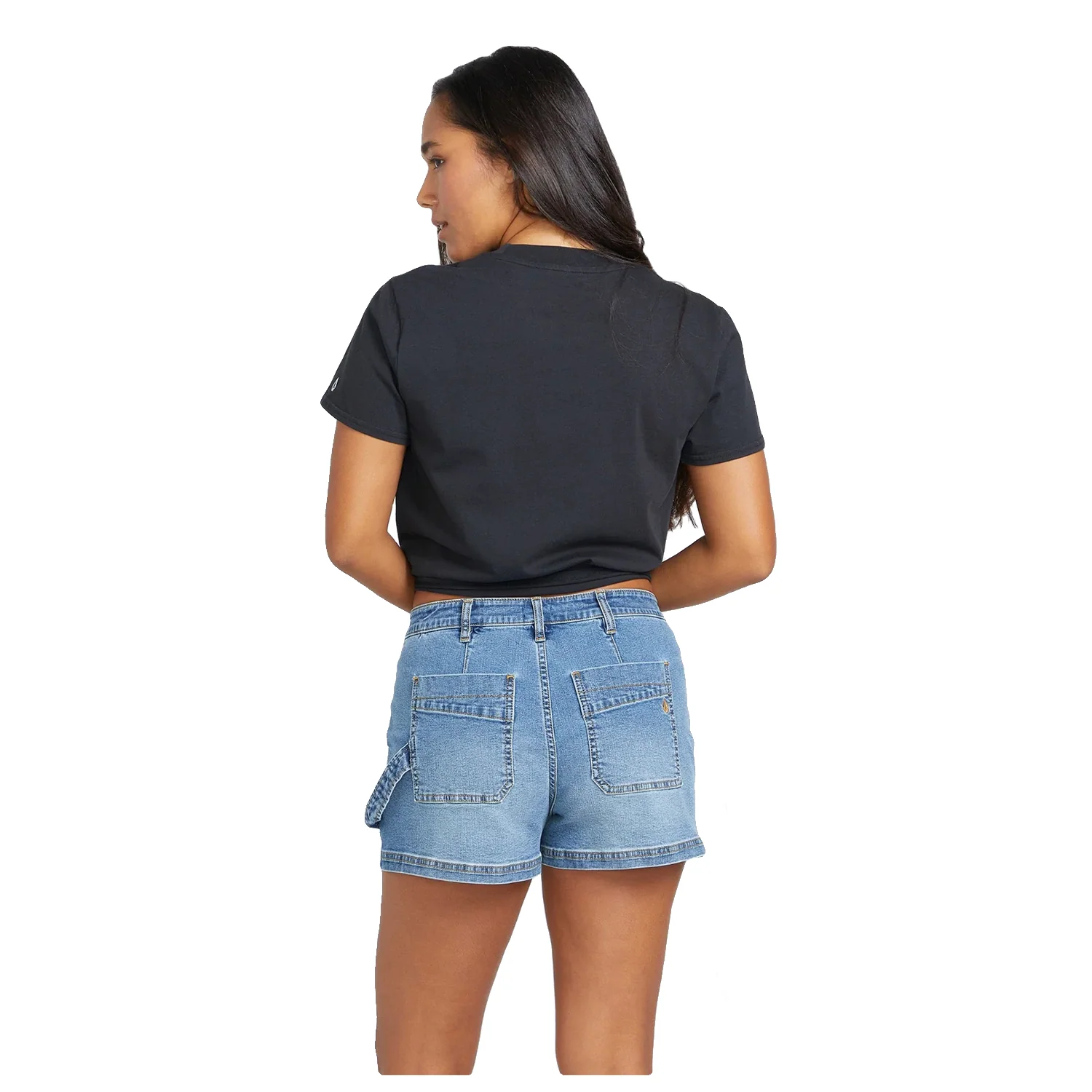 Volcom Women's Stone Kraft Short Jasper Blue - Image 3