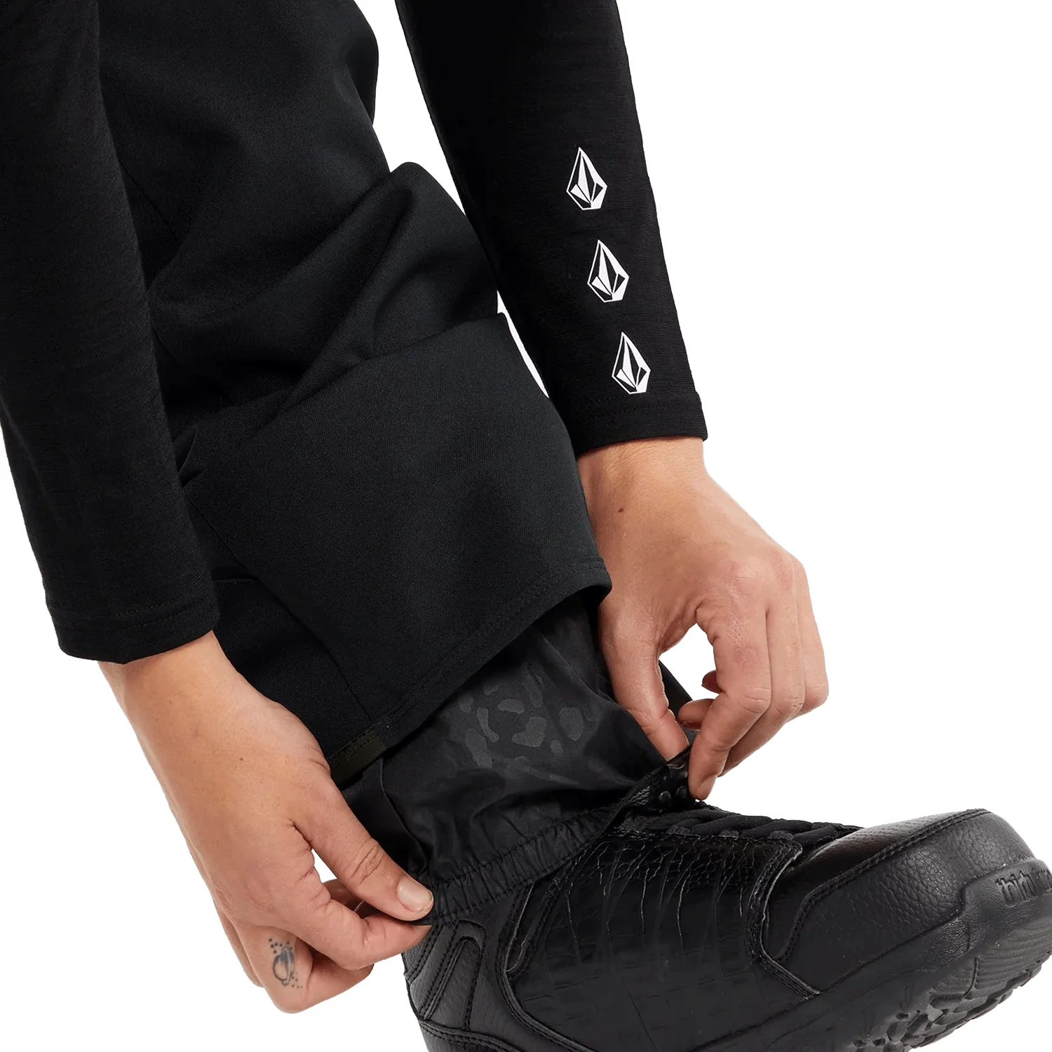 Volcom Women's Swift Overall Bib Pant 2024 Black - Image 4