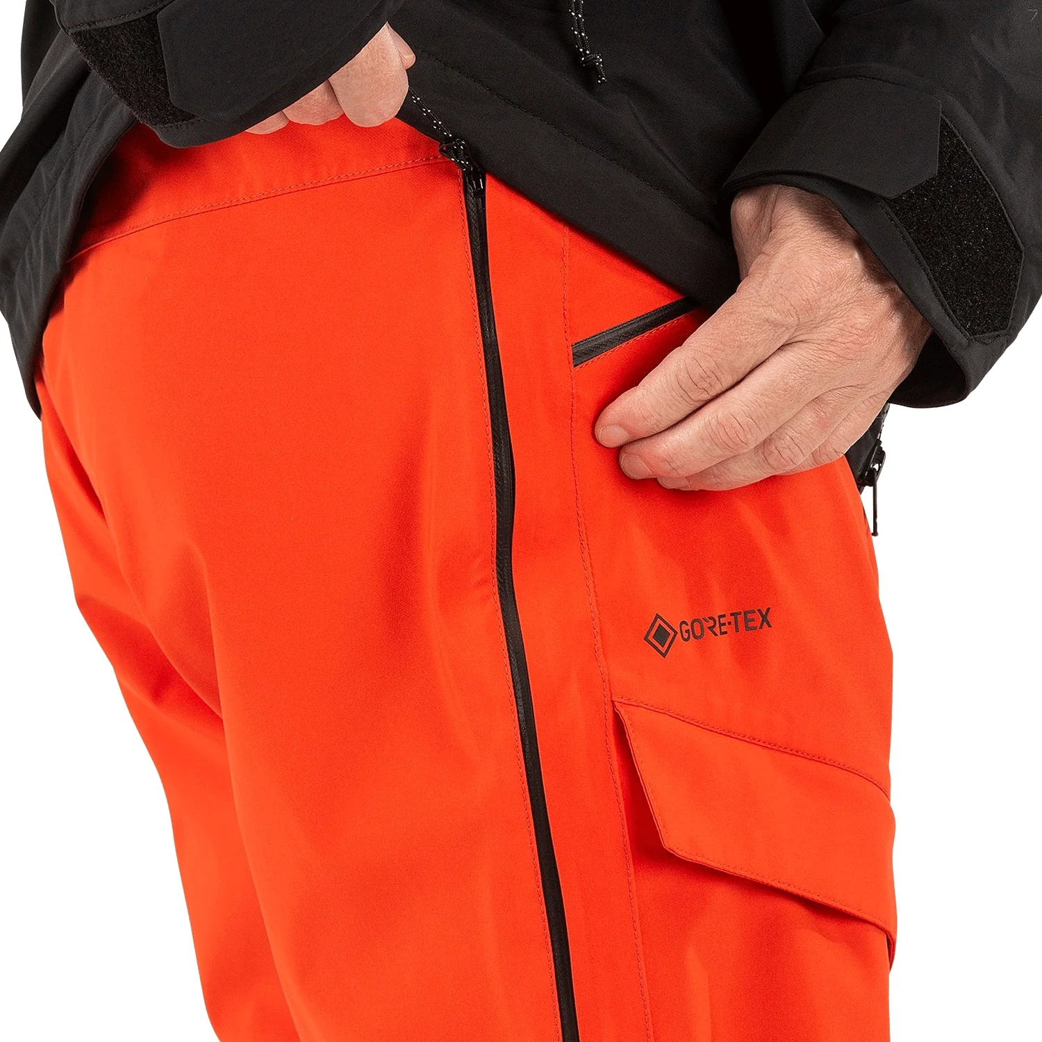 Volcom Women's V.CO AT Stretch Gore-tex Pant 2024 Orange Shock - Image 3