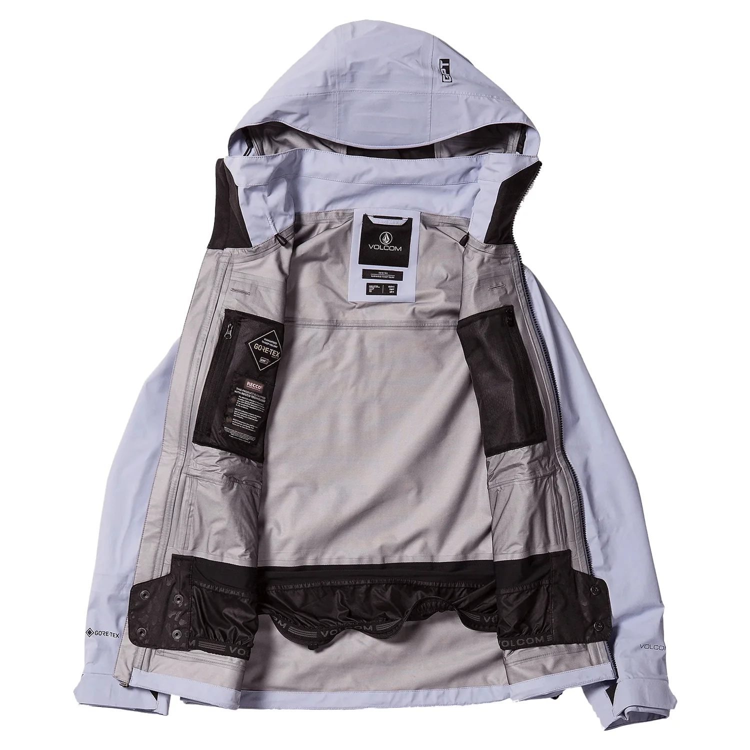Volcom Women's VS 3L Stretch Gore-tex Jacket 2024 Lilac Ash - Image 3
