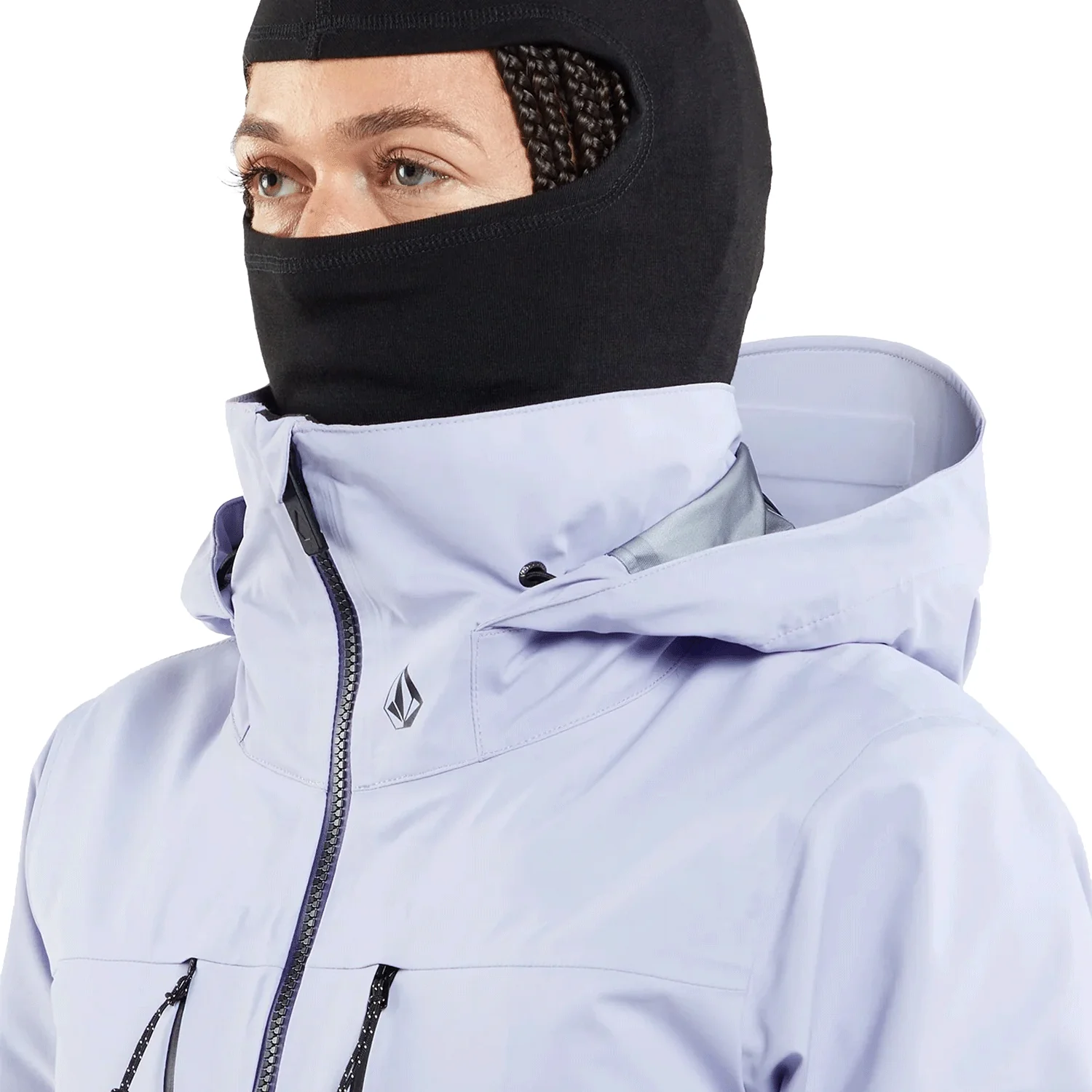 Volcom Women's VS 3L Stretch Gore-tex Jacket 2024 Lilac Ash - Image 4