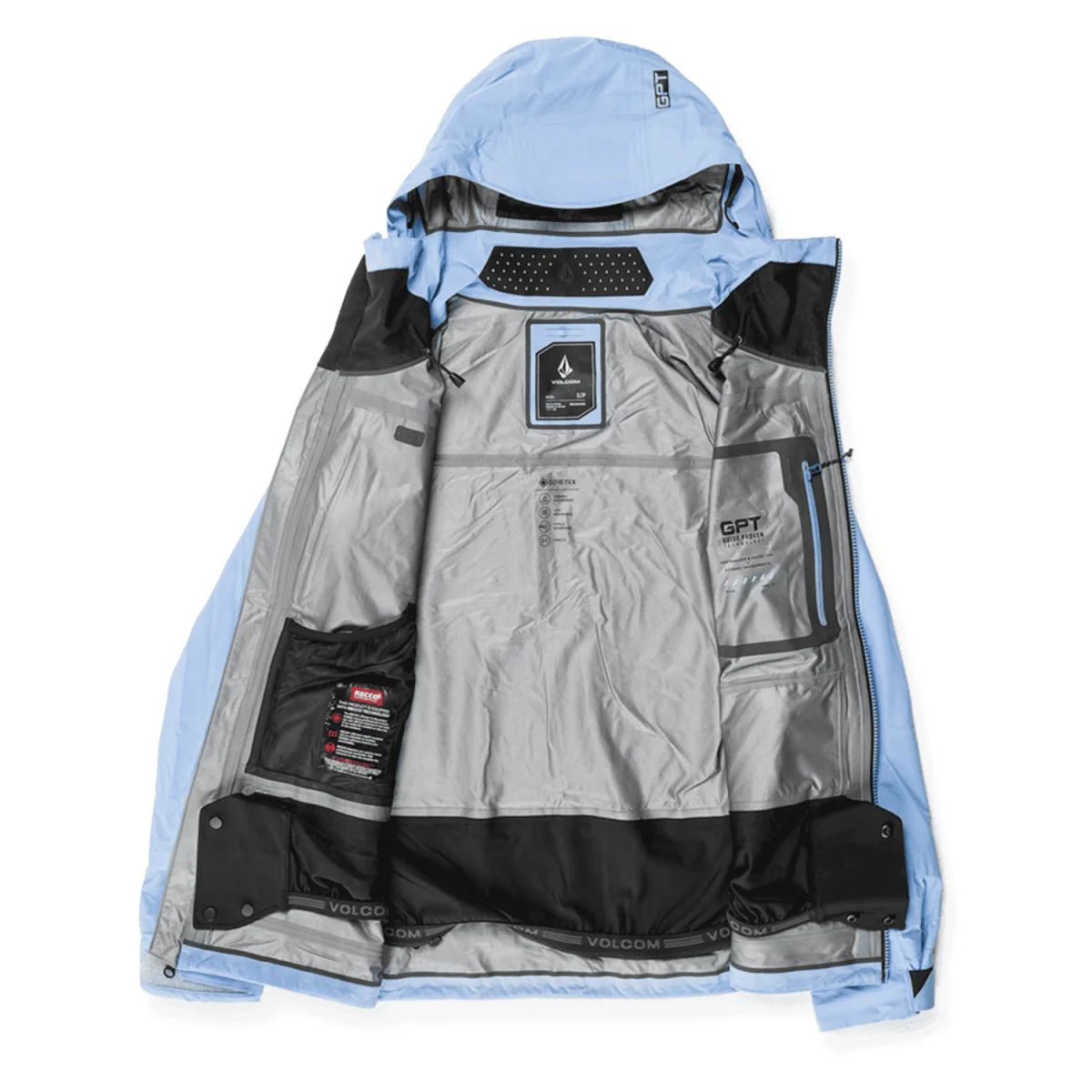 Volcom Women's VS 3L Stretch Gore-tex Jacket 2025 Crystal Blue - Image 3