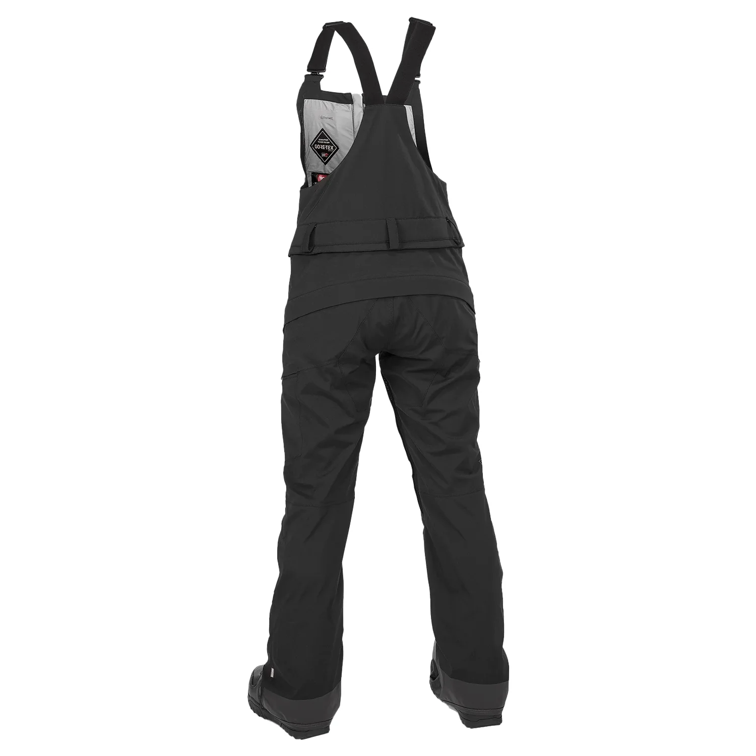 Volcom Women's VS 3L Stretch Gore-tex Overall Bib Pant 2024 Black - Image 2