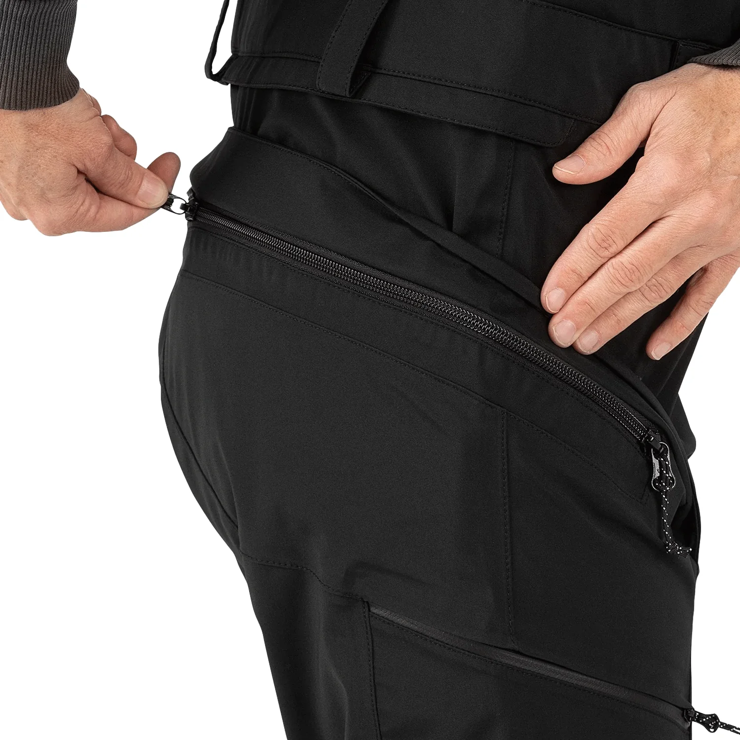 Volcom Women's VS 3L Stretch Gore-tex Overall Bib Pant 2024 Black - Image 3