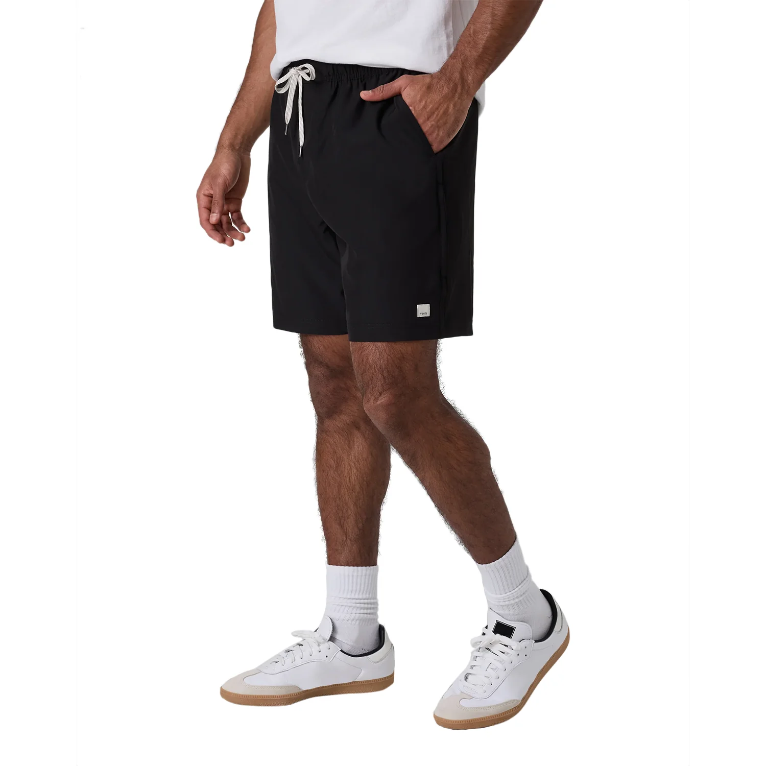 Vuori Men's Banks Session Unlined 7" Short Black - Image 3