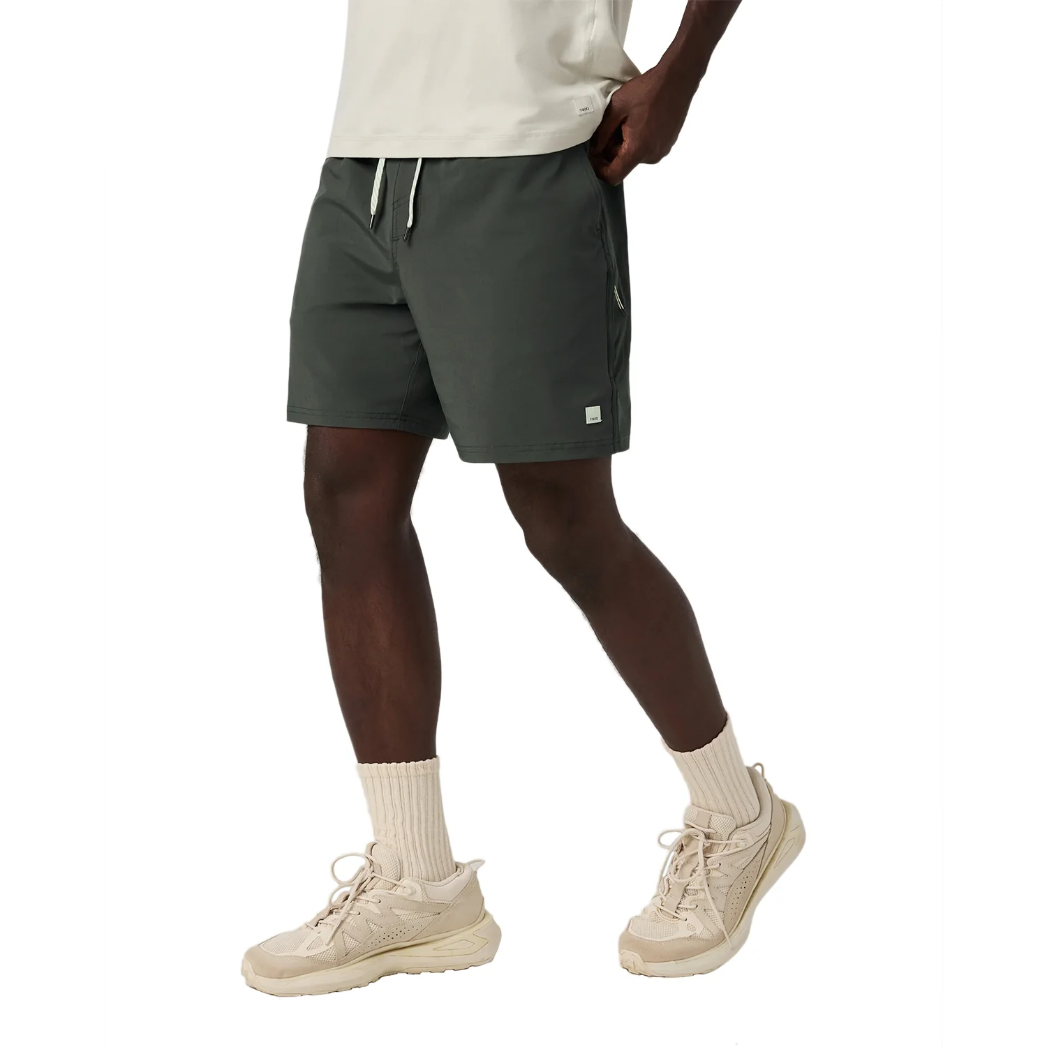 Vuori Men's Banks Session Unlined 7" Short River Rock - Image 4
