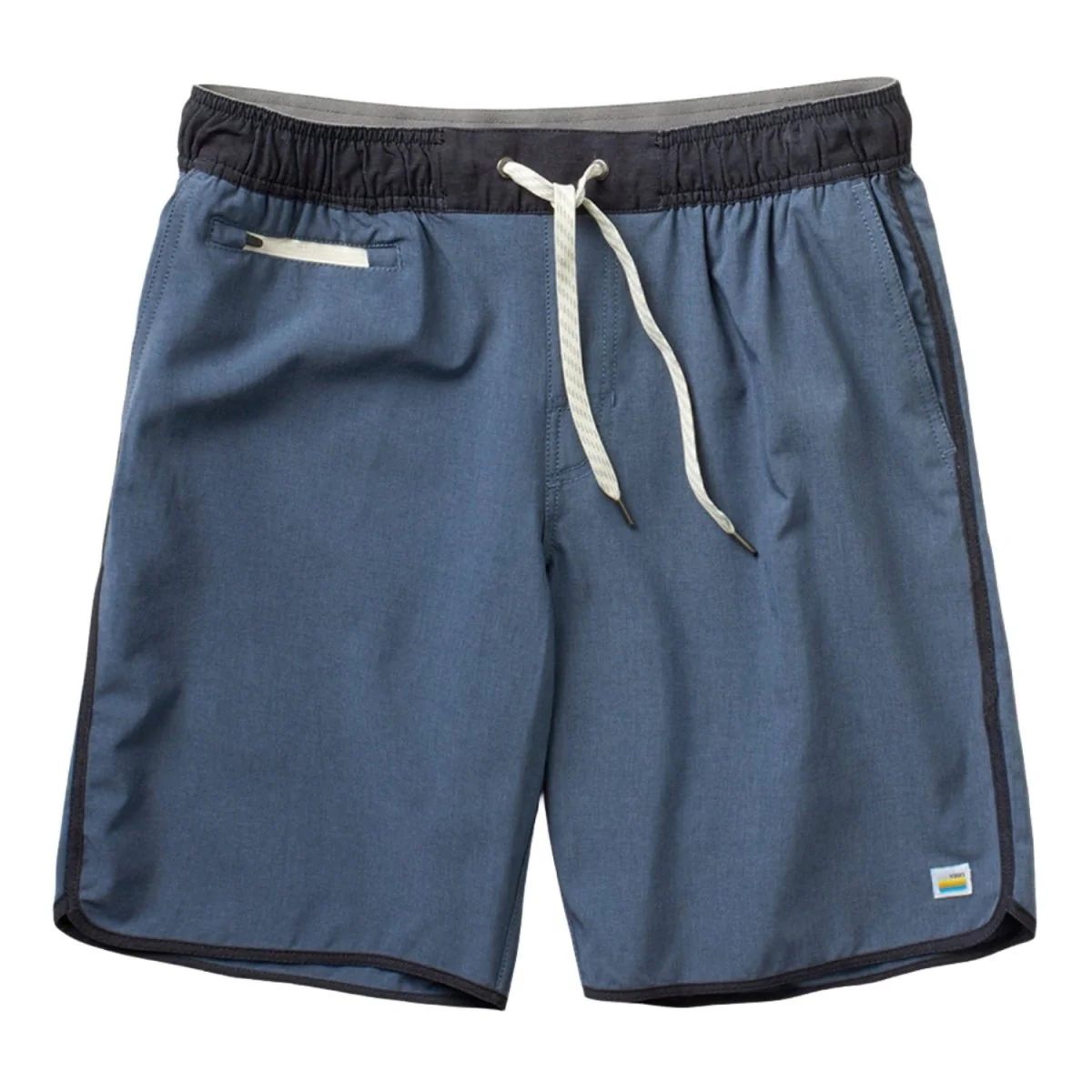Vuori Men's Banks Short Azure Linen Texture - Image 2