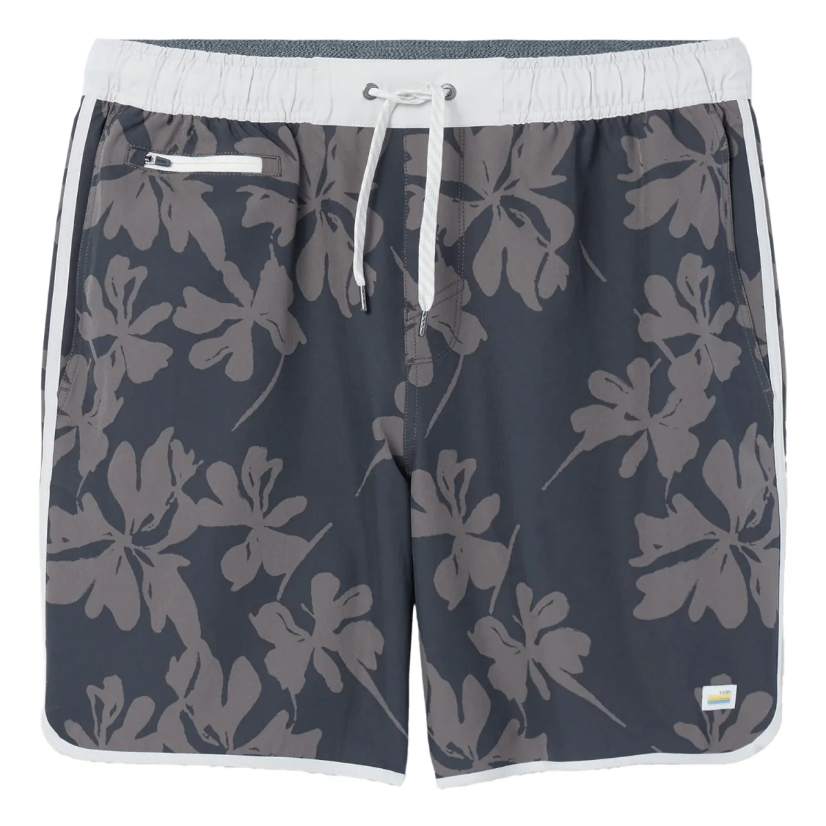 Vuori Men's Banks Short Dark Pewter Plumeria - Image 3