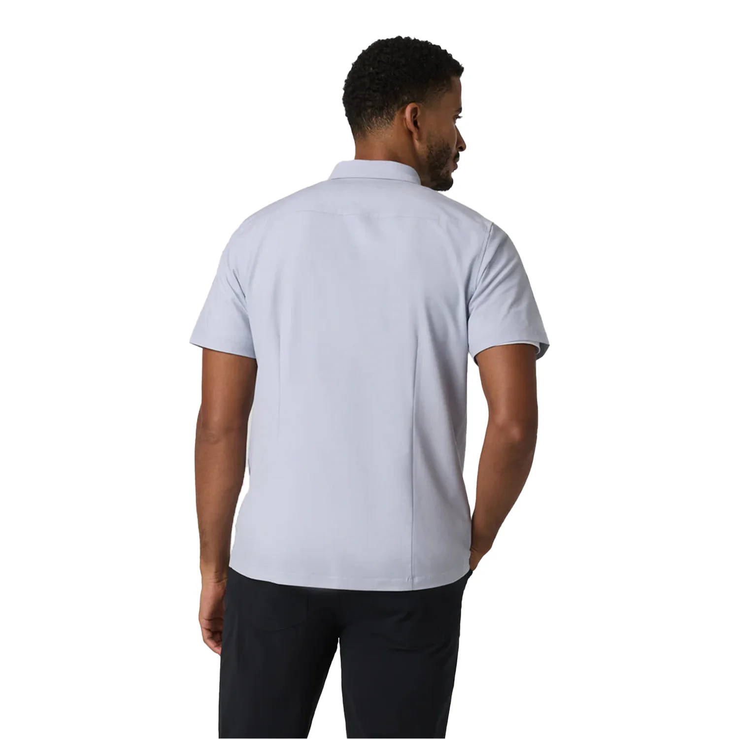 Vuori Men's Bridge S/S Shirt Atmosphere Mini Stripe - Image 2