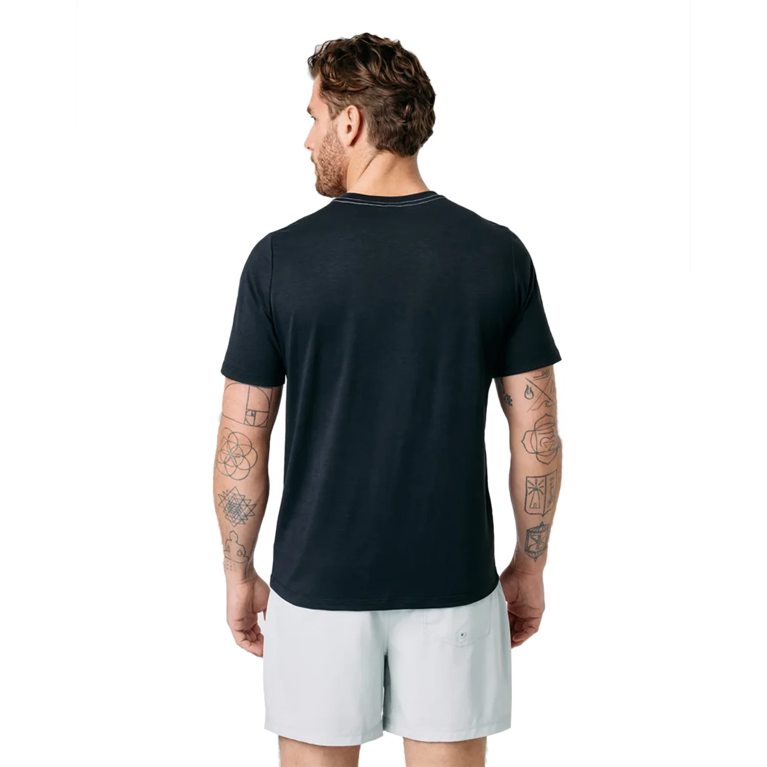 Vuori Men's Current Tech T Shirt Black - Image 2