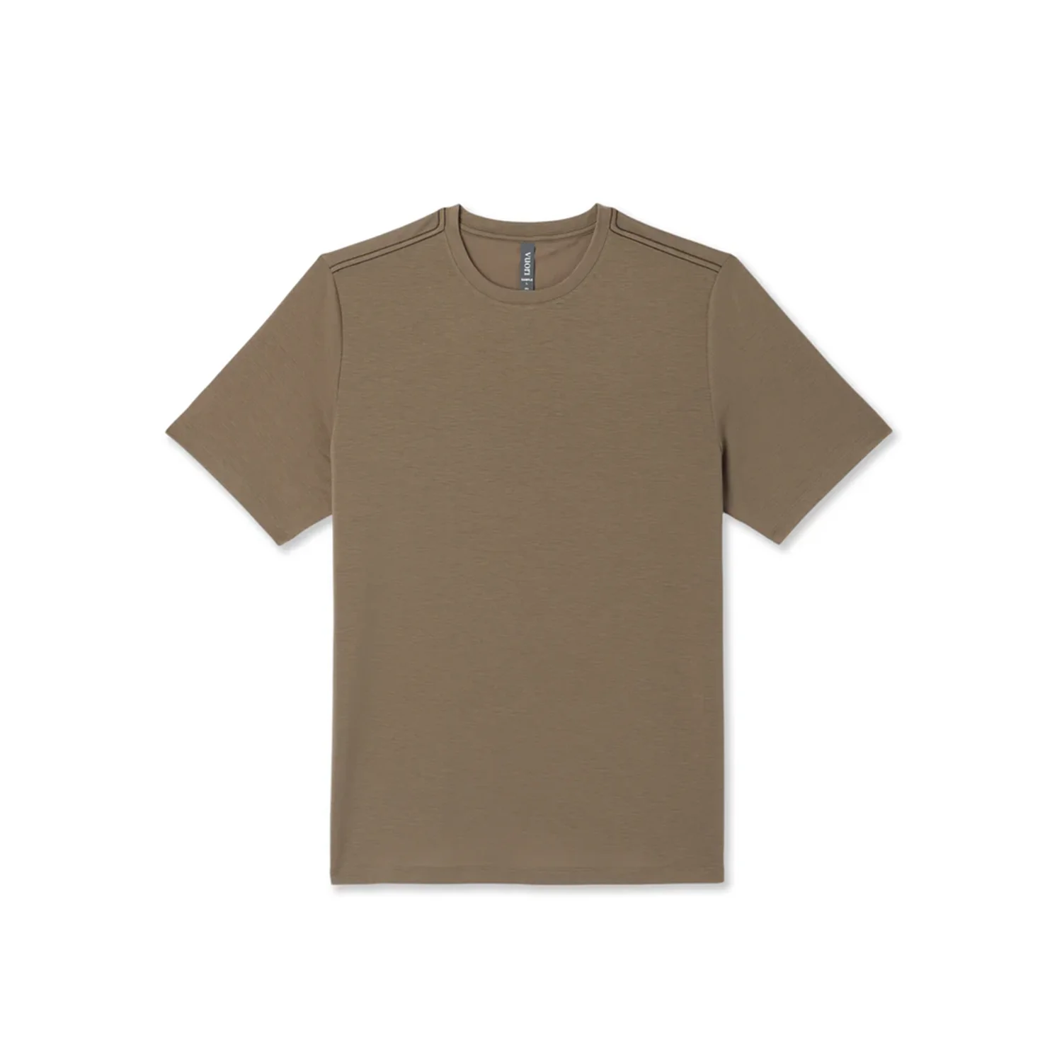 Vuori Men's Current Tech T Shirt Peppercorn - Image 3