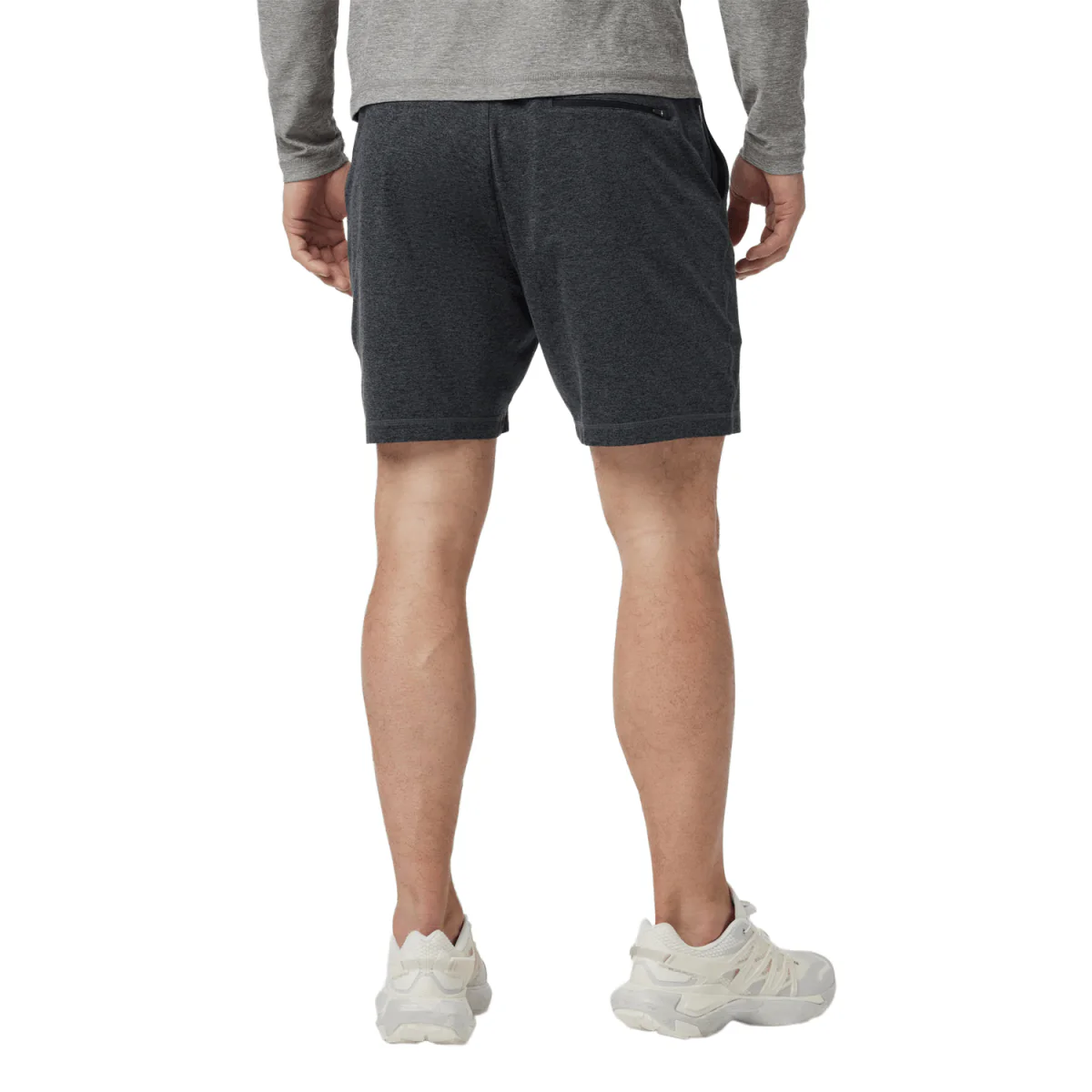 Vuori Men's Ponto Performance 7" Short Charcoal Heather - Image 3