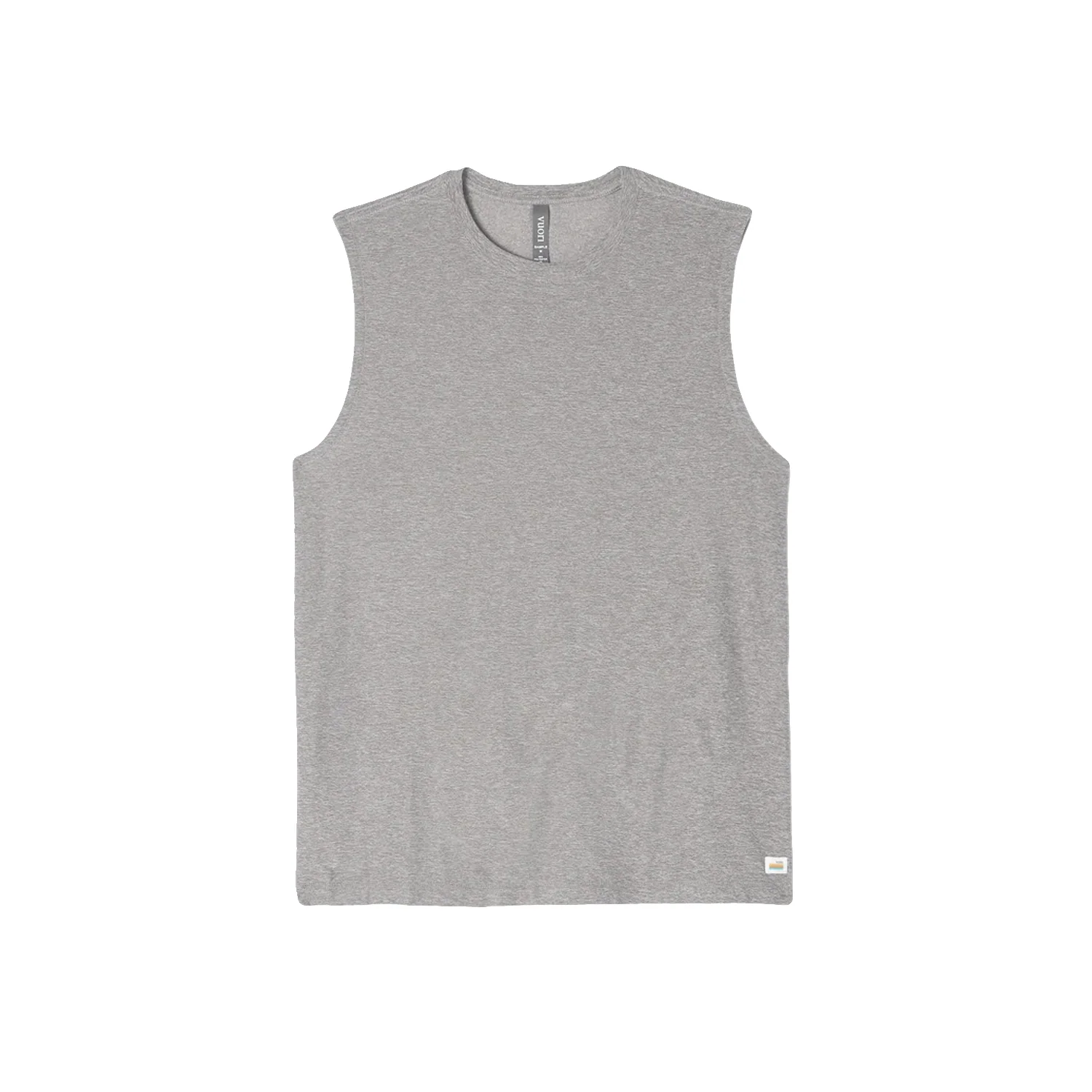Vuori Men's Strato Muscle T Shirt Heather Grey - Image 4