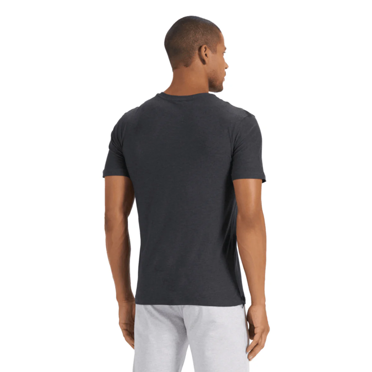 Vuori Men's Strato Tech T Shirt Charcoal Heather - Image 2