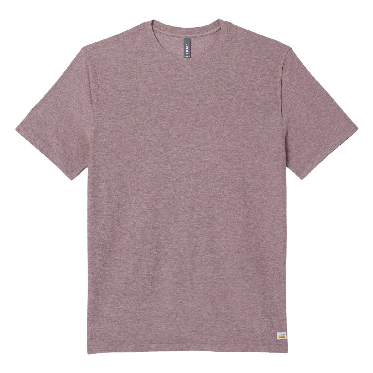Vuori Men's Strato Tech T-Shirt Dark Umber Heather - Image 4