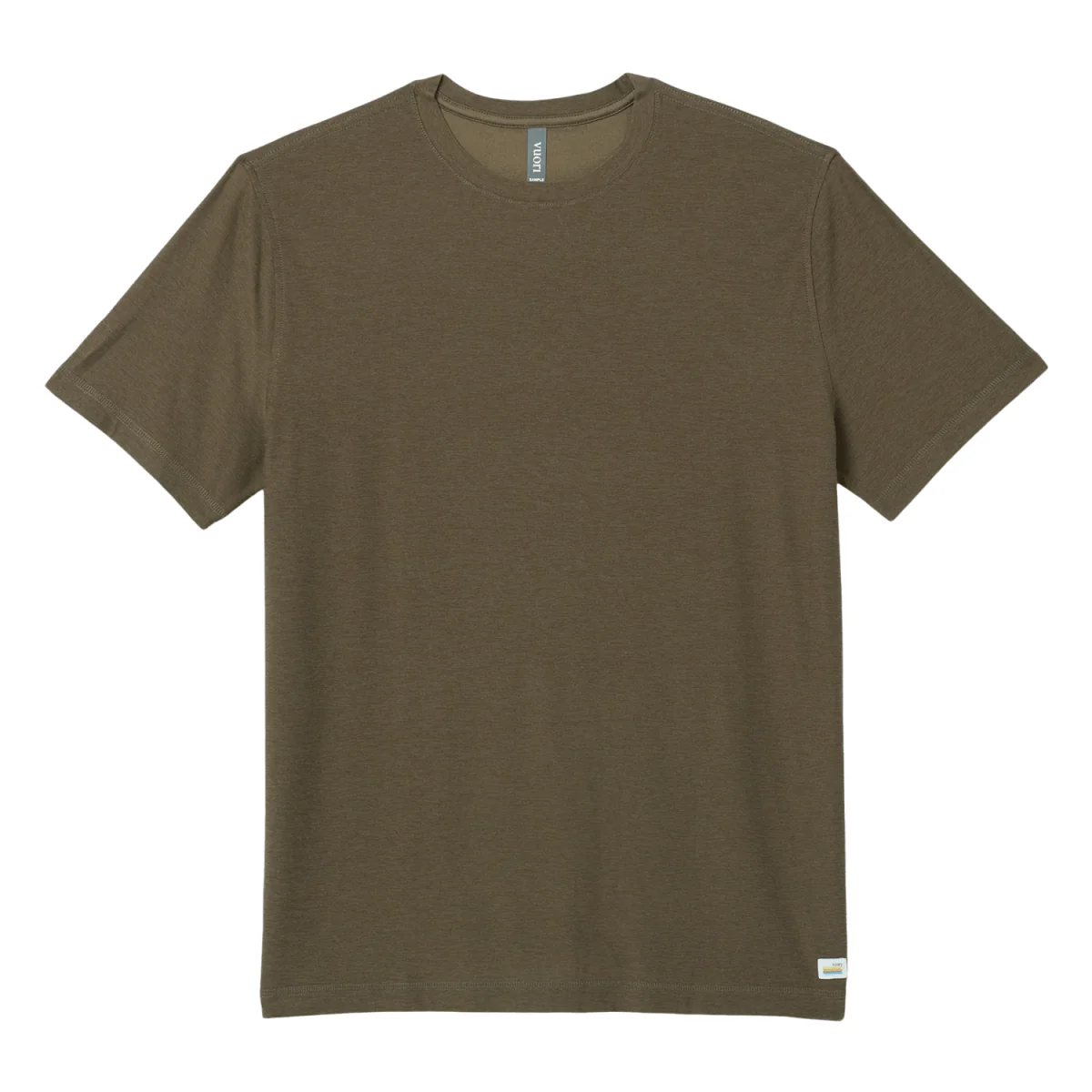 Vuori Men's Strato Tech T-Shirt Moss Green Heather - Image 2