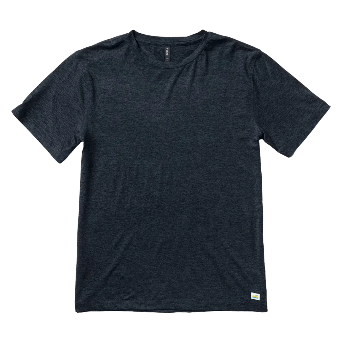Vuori Men's Strato Tech T Shirt Navy Heather - Image 3