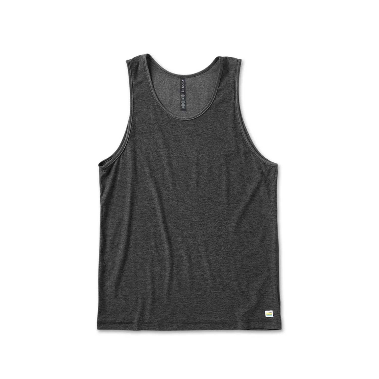 Vuori Men's Strato Tech Tank Charcoal Heather - Image 3