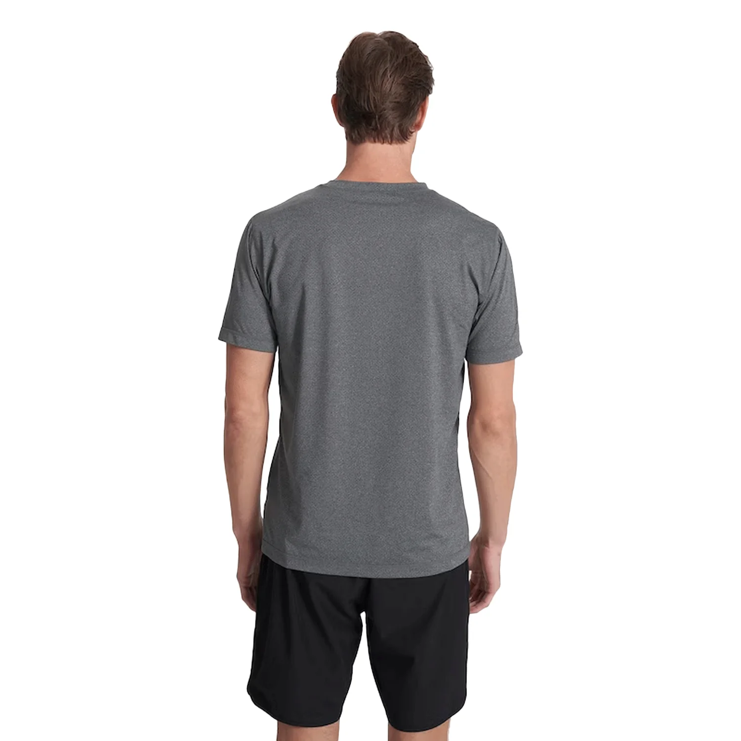 Vuori Men's Tradewind Performance Tee Heather Grey - Image 2