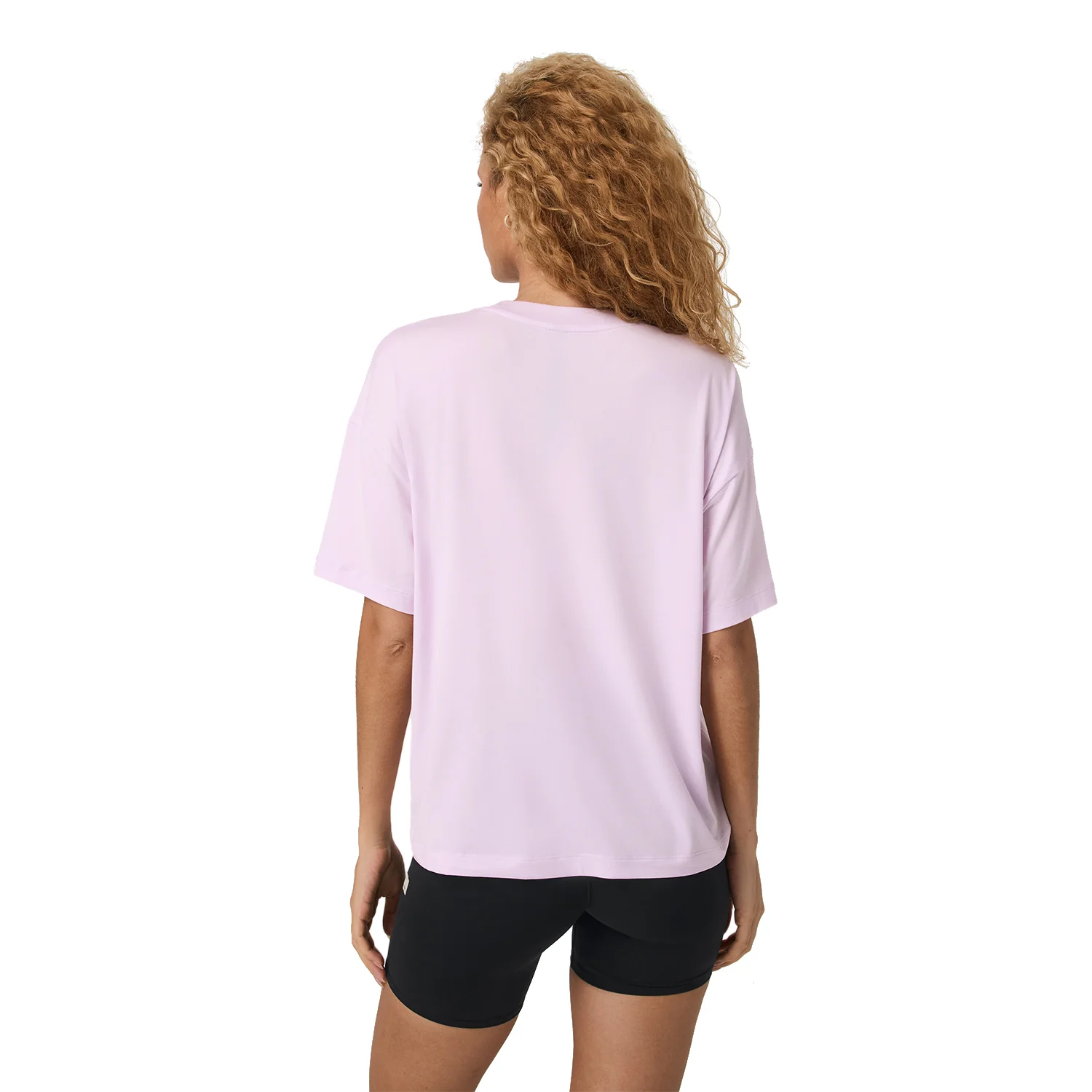 Vuori Women's Energy Long T Shirt Lilac Breeze Heather - Image 2