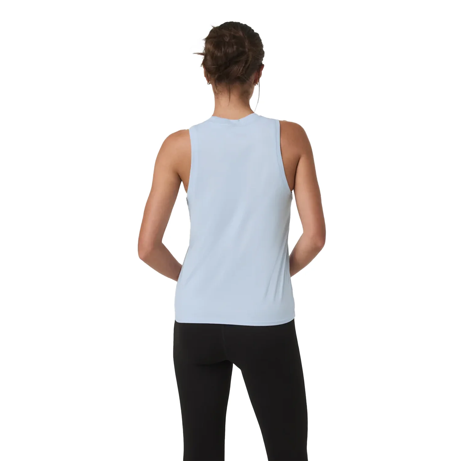 Vuori Women's Energy Long Tank Soft Sky Heather - Image 2