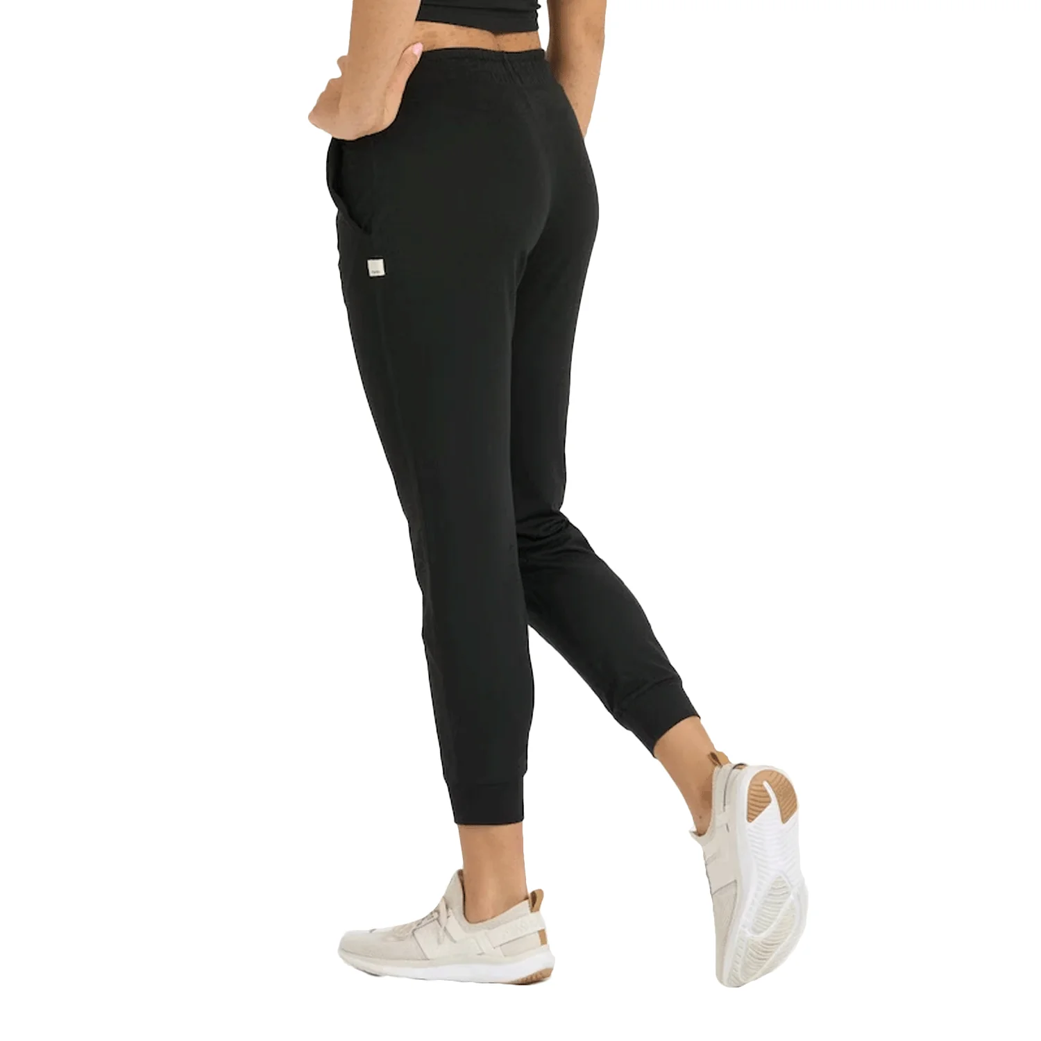 Vuori Women's Performance Jogger Black Heather - Image 2