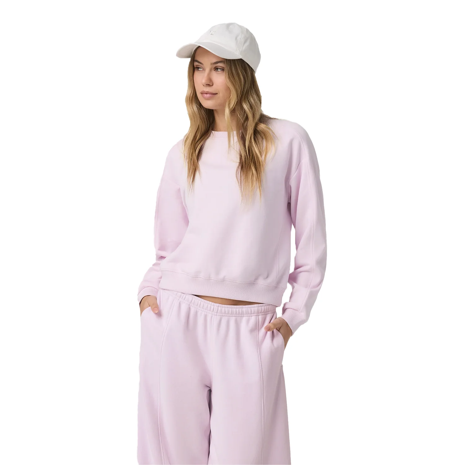 Vuori Women's Sedona Seams Crew Sweater Lilac Breeze - Image 2