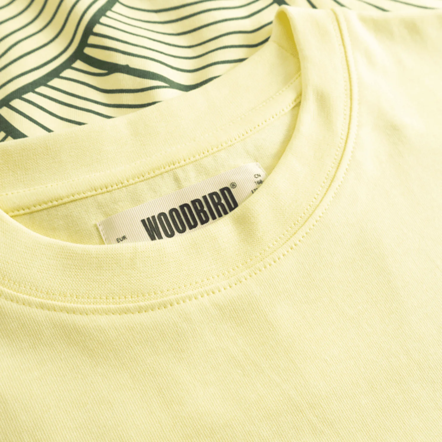 Woodbird Men's Baine Sea T-Shirt Wax Yellow - Image 3