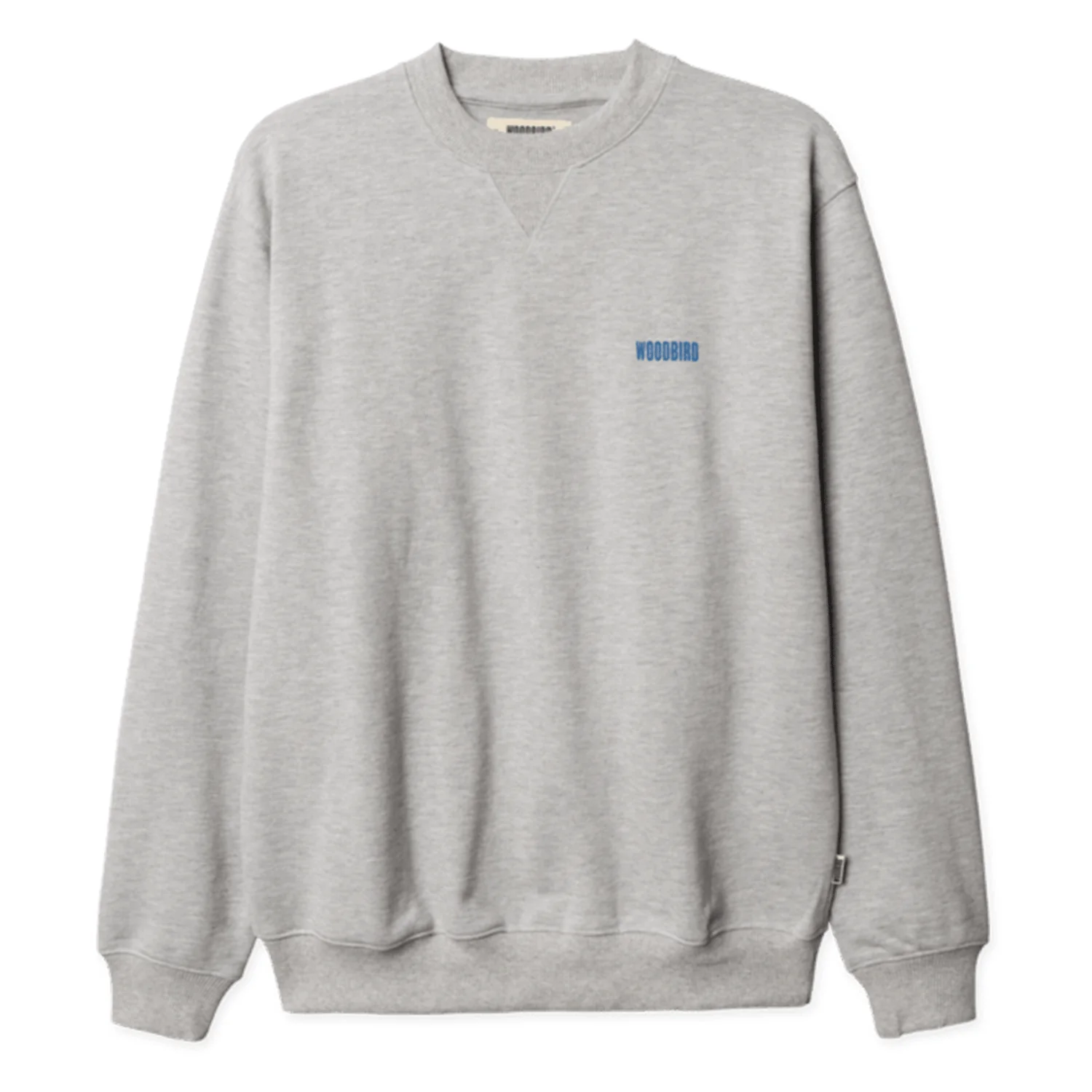 Woodbird Men's Cane Lion Crew Light Grey Melange - Image 2
