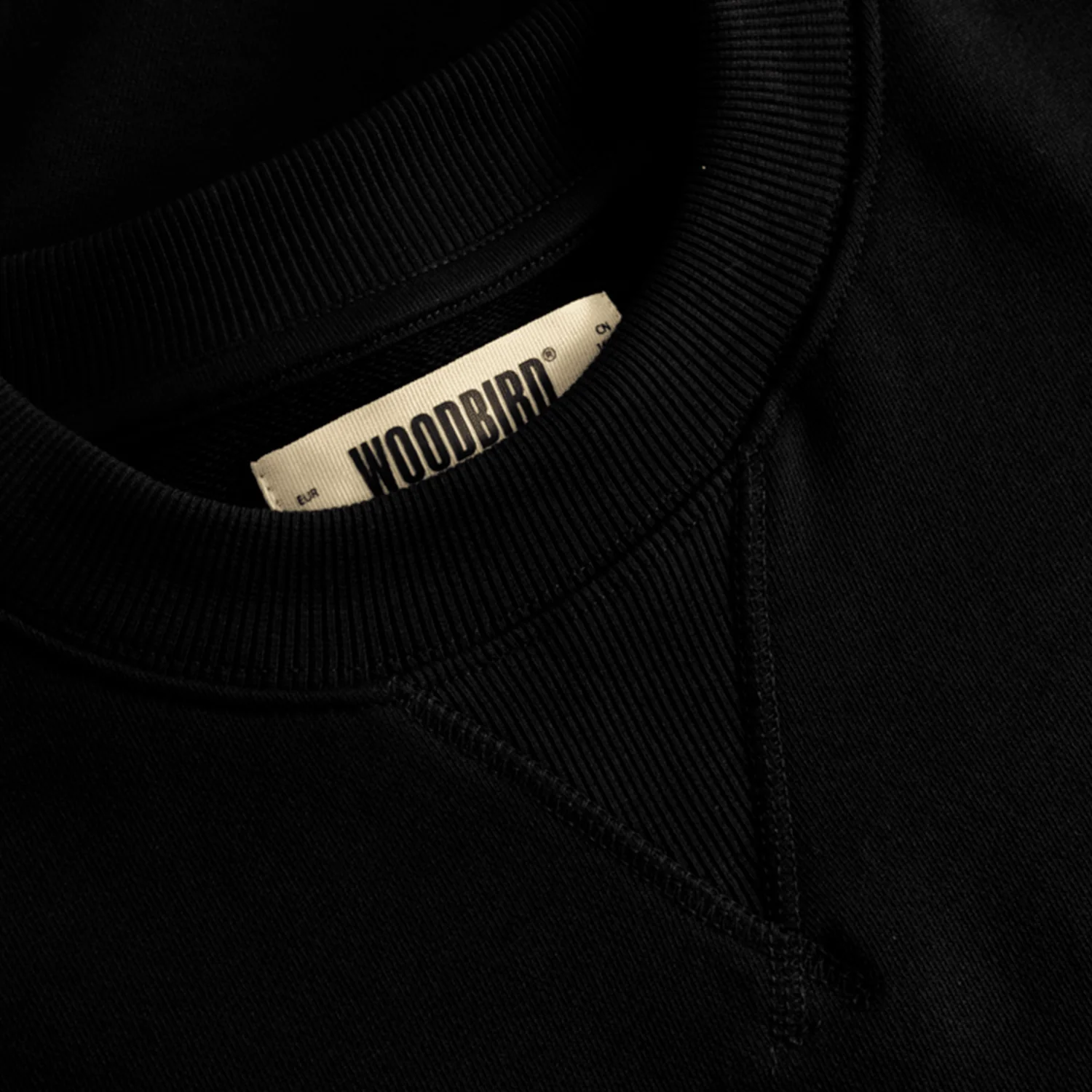 Woodbird Men's Cane Suma Crew Black - Image 3