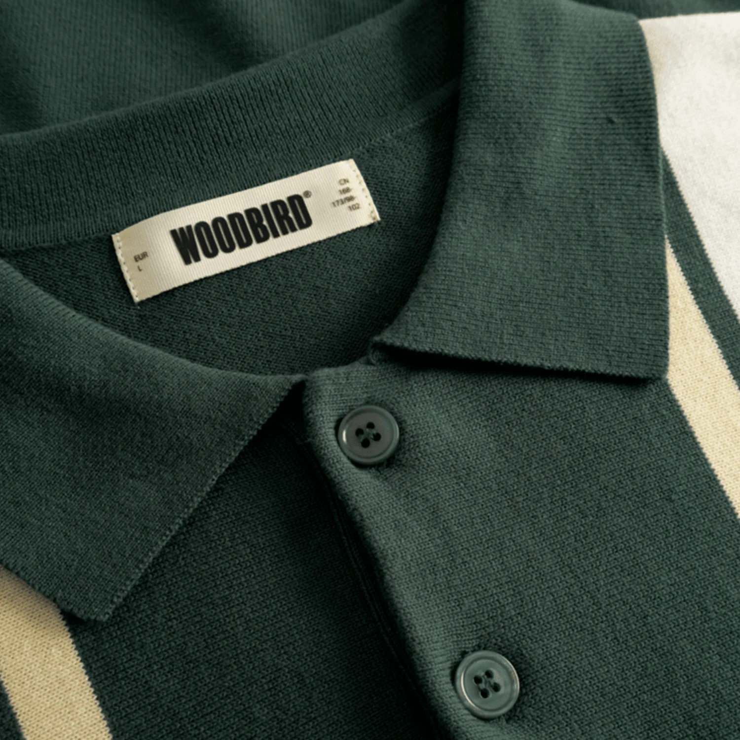 Woodbird Men's Dom Gran Polo Pine Green - Image 4