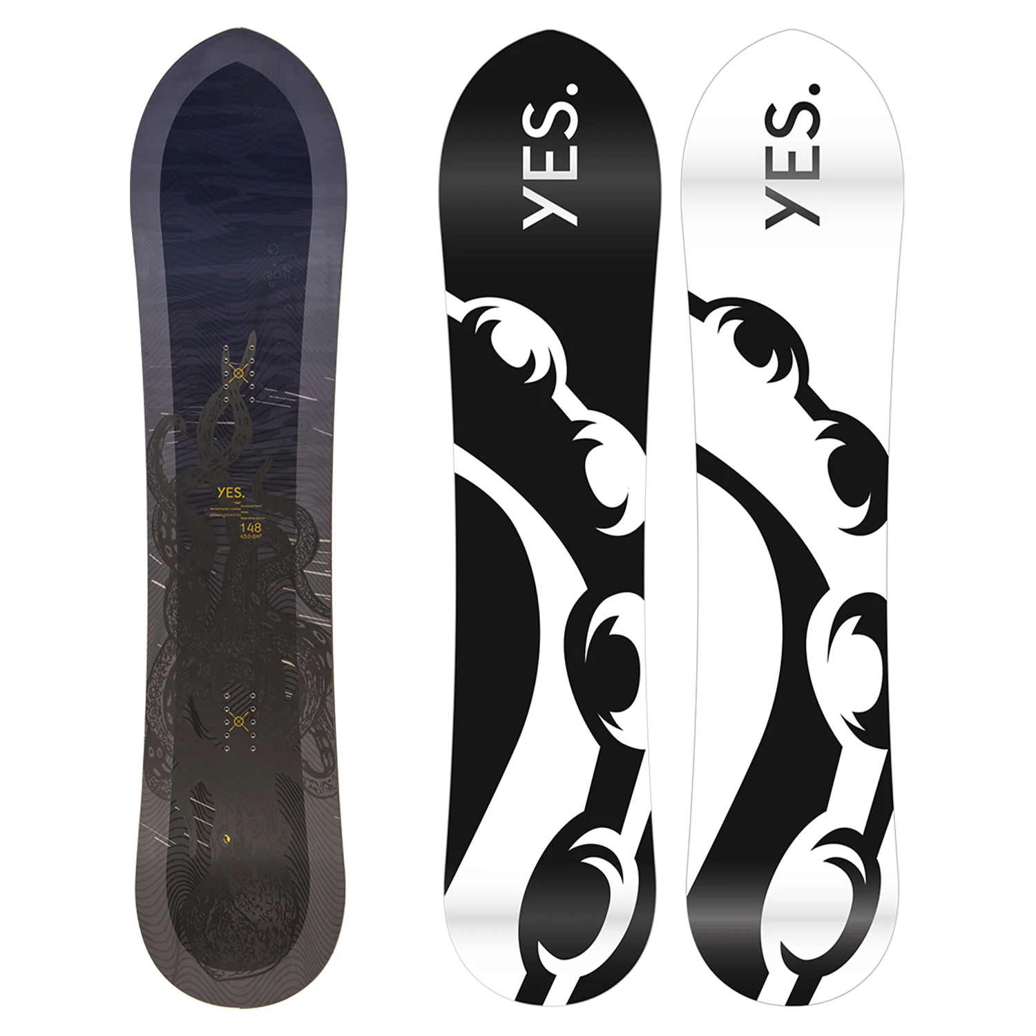 Yes Men's 420 Snowboard 2024 - Image 2
