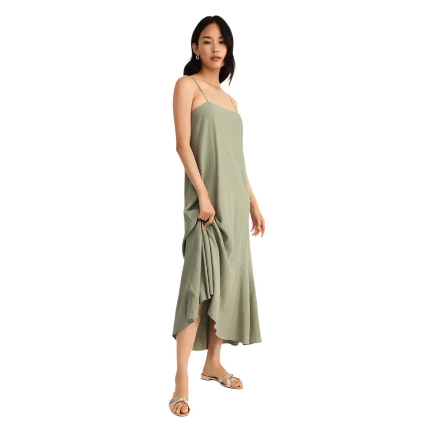 Z Supply Women's Coast Maxi Dress Avocado - Image 3
